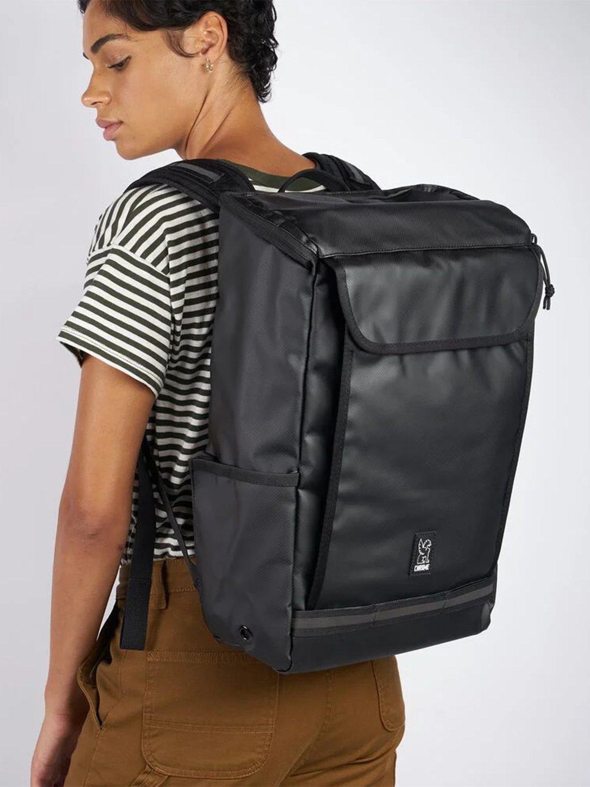 Chrome Industries Volcan Pack Black Tarp Chrome Print