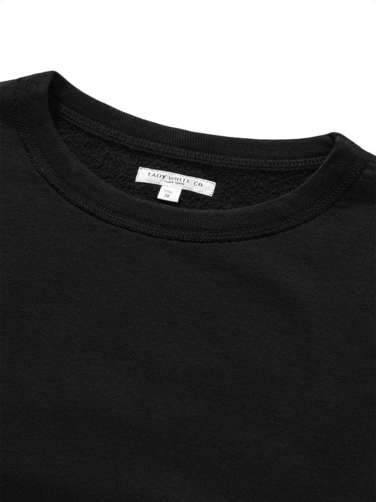 Lady White Co. Lite Sweatshirt Black Overdye - MORE by Morello Indonesia