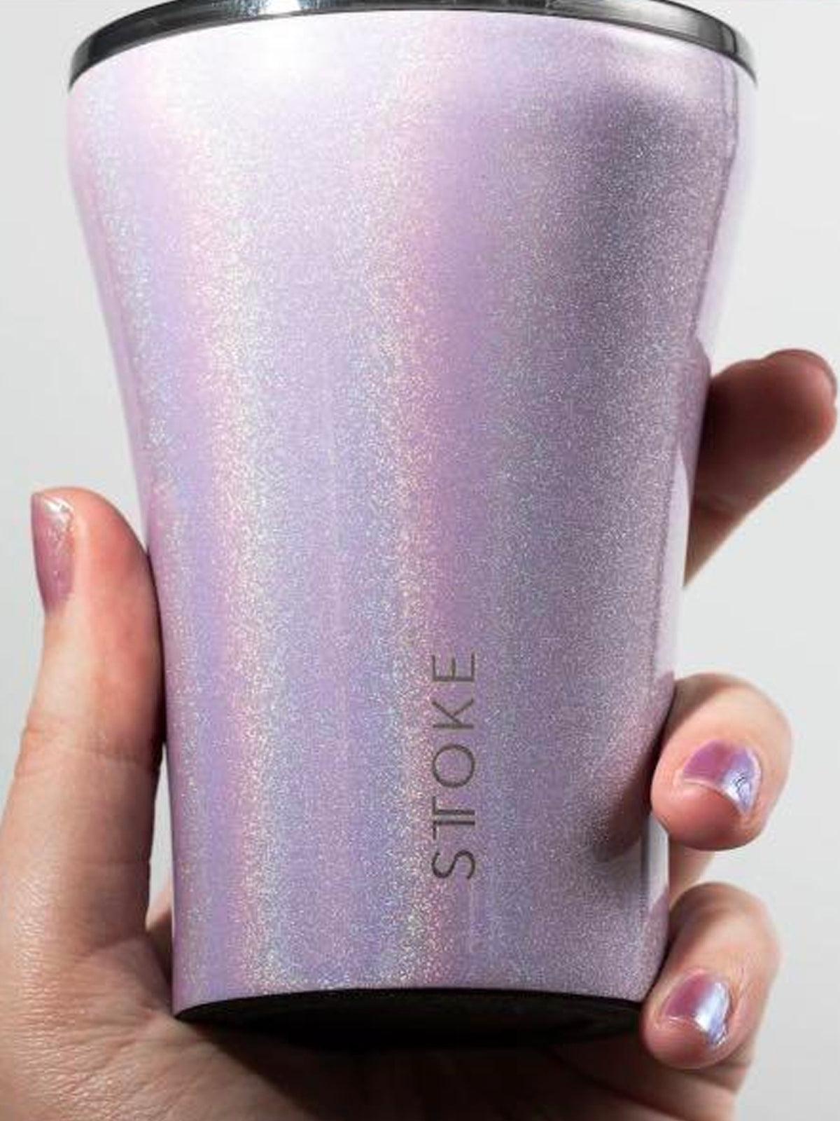 Sttoke Limited Edition Insulated Ceramic Cup 8oz Unicorn Purple