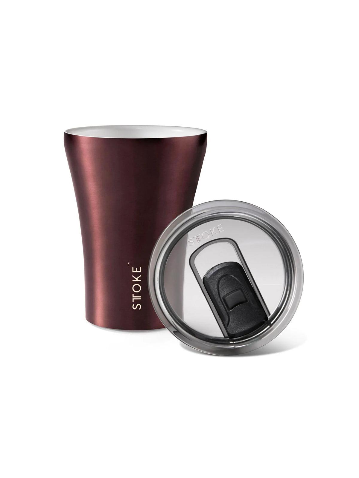 Sttoke Limited Edition Insulated Ceramic Cup 8oz Rustic Brown