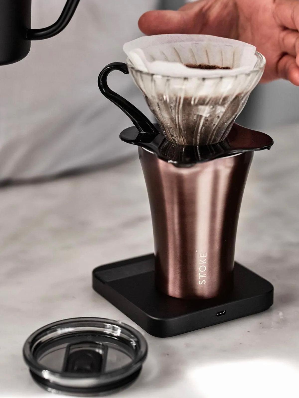 Sttoke Limited Edition Insulated Ceramic Cup 8oz Gunmetal Grey