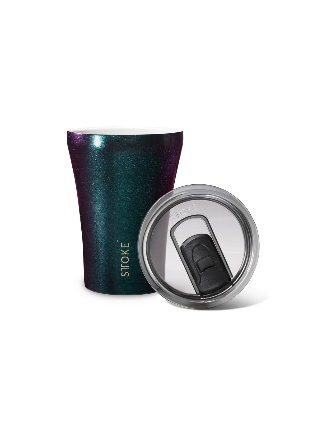 Sttoke Limited Edition Insulated Ceramic Cup 8oz Cosmic Green