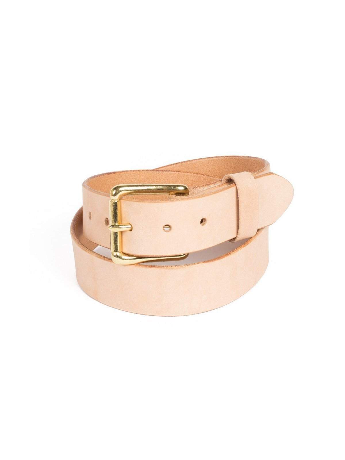 Wood&amp;Faulk Martin Belt Vegetable Tan - MORE by Morello Indonesia