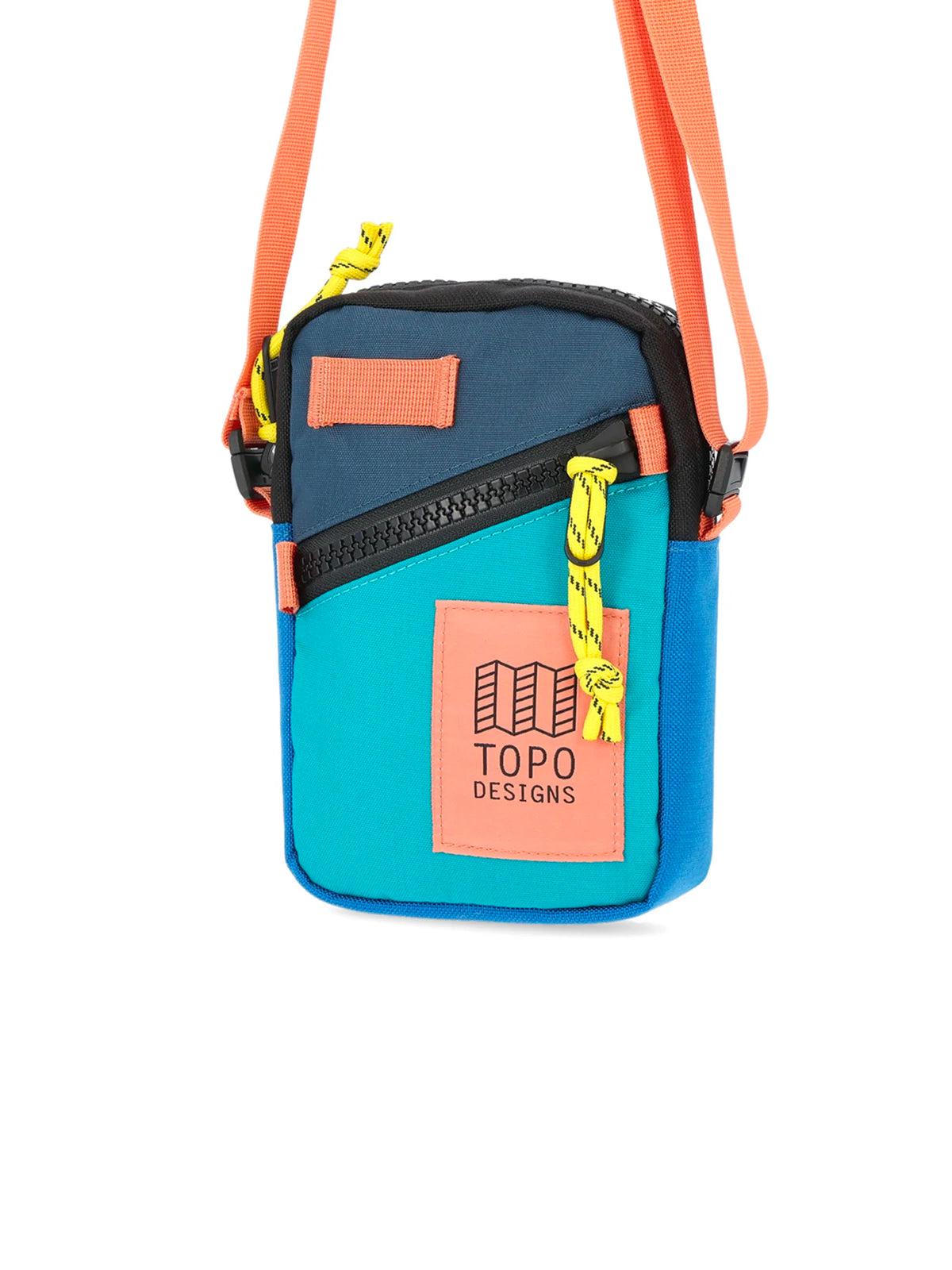 Topo Designs Mini Shoulder Bag Tile Blue Pond Blue