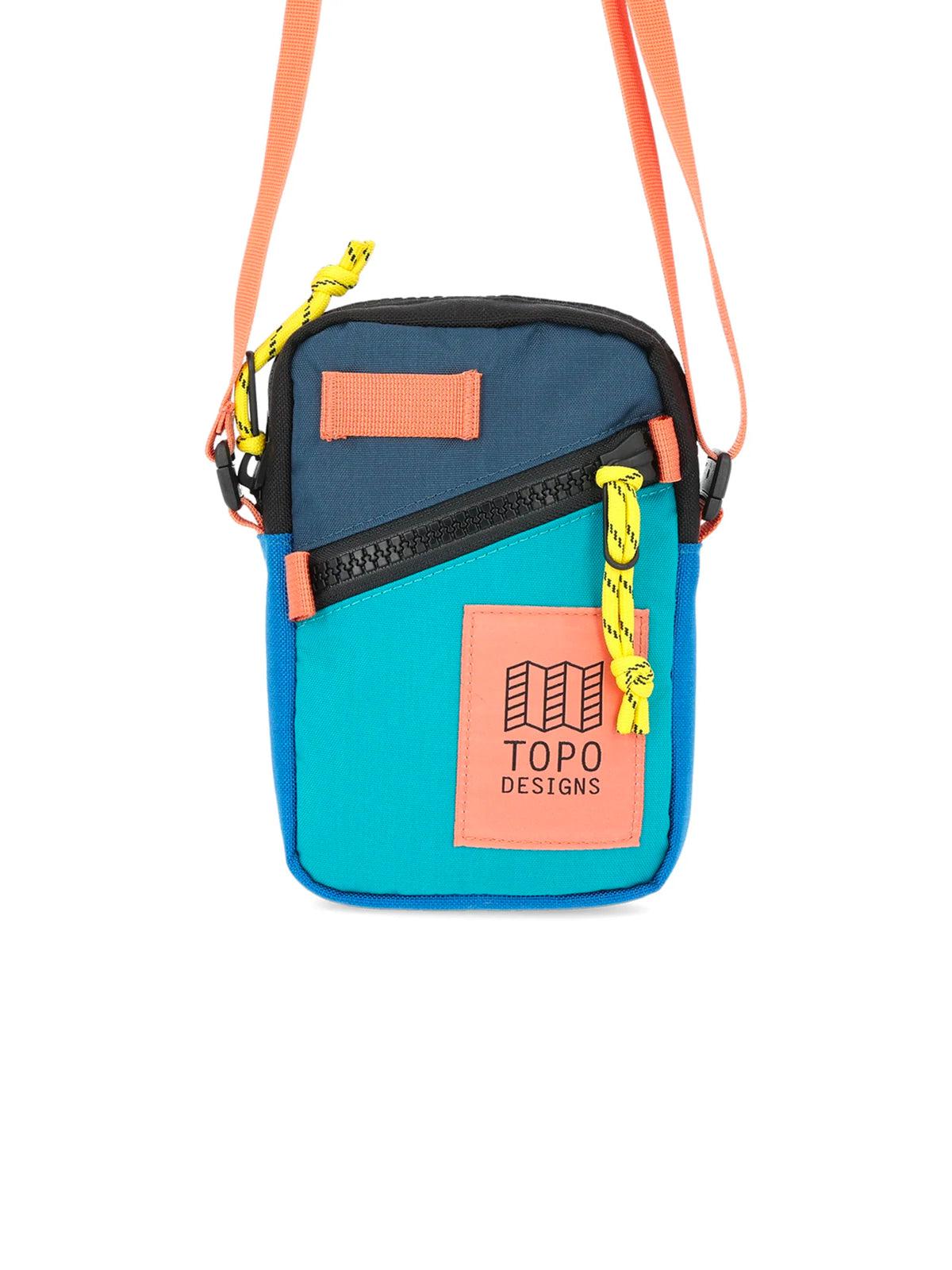 Topo Designs Mini Shoulder Bag Tile Blue Pond Blue
