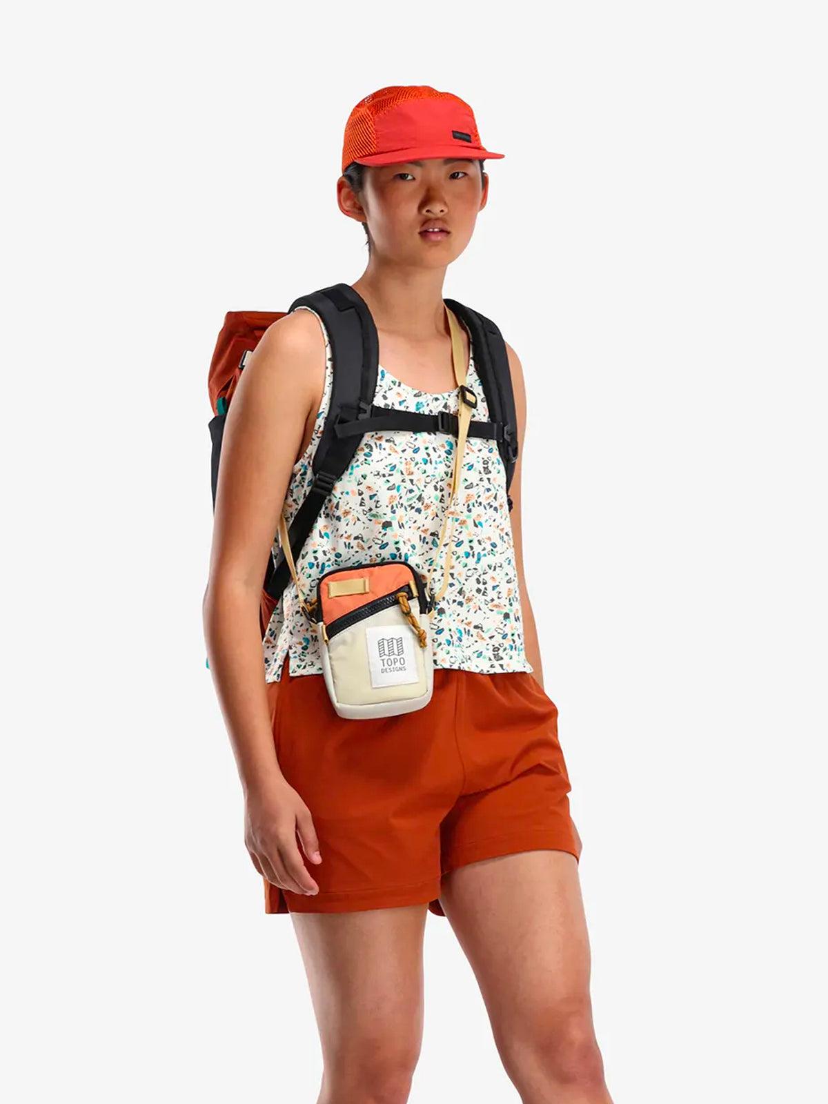 Topo Designs Mini Shoulder Bag Bone White Coral
