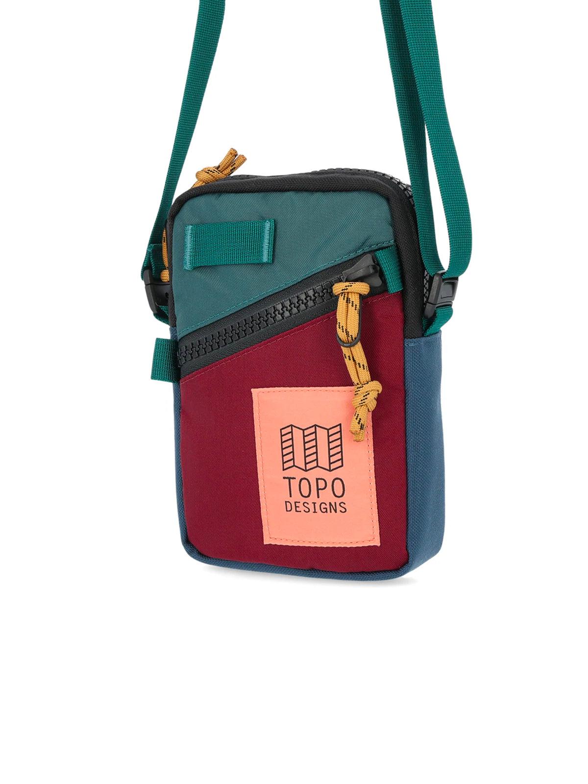 Topo Designs Mini Shoulder Bag Zinfandel Botanic Green