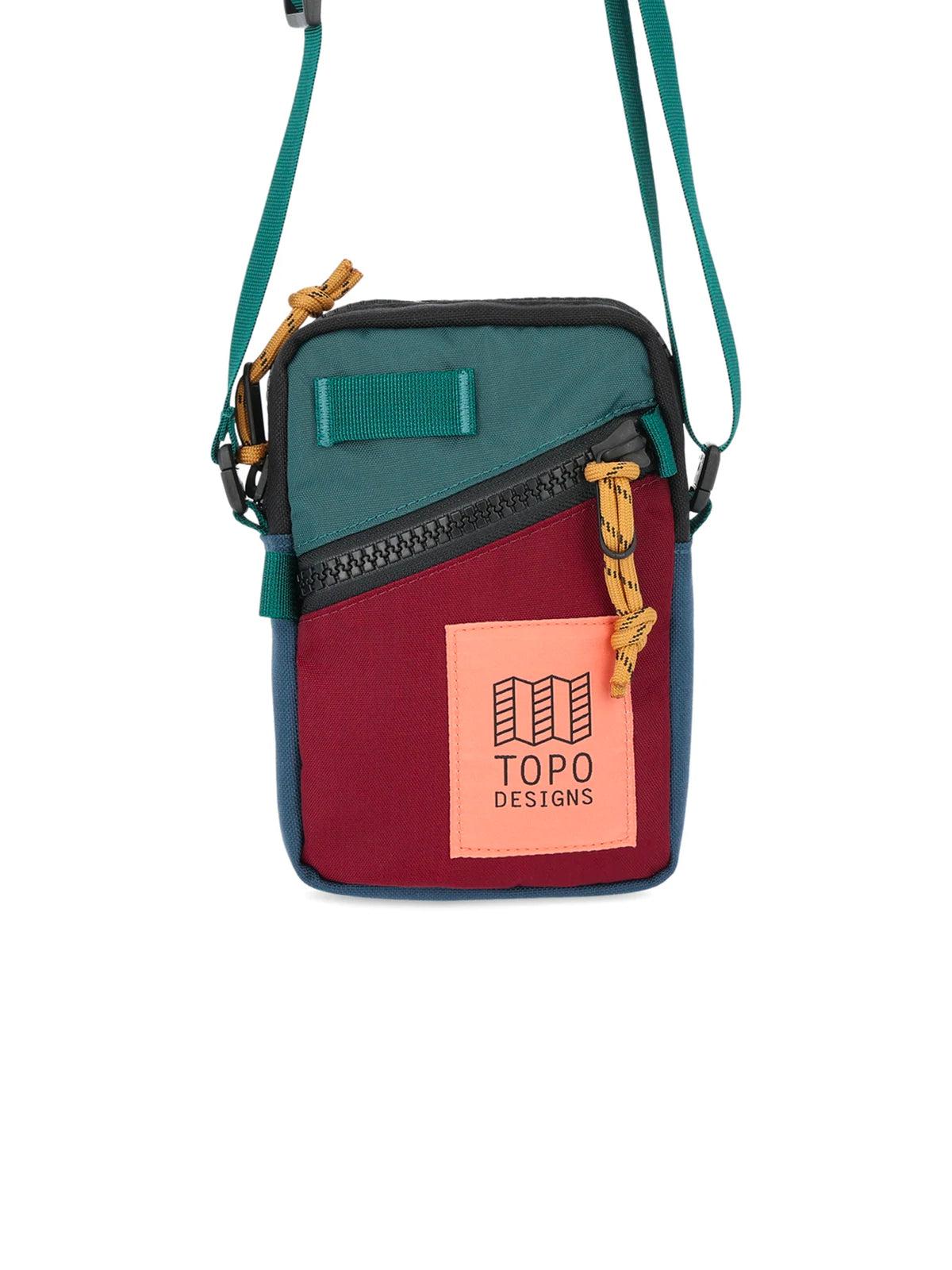 Topo Designs Mini Shoulder Bag Zinfandel Botanic Green