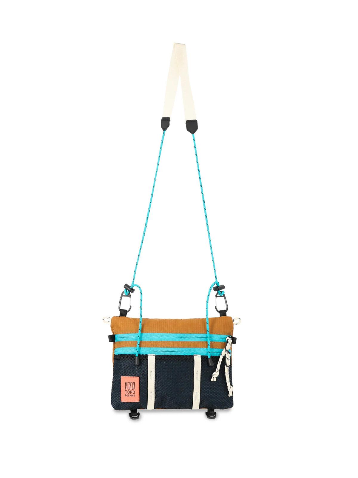 Topo Designs Mountain Accessory Shoulder Bag Khaki Pond Blue