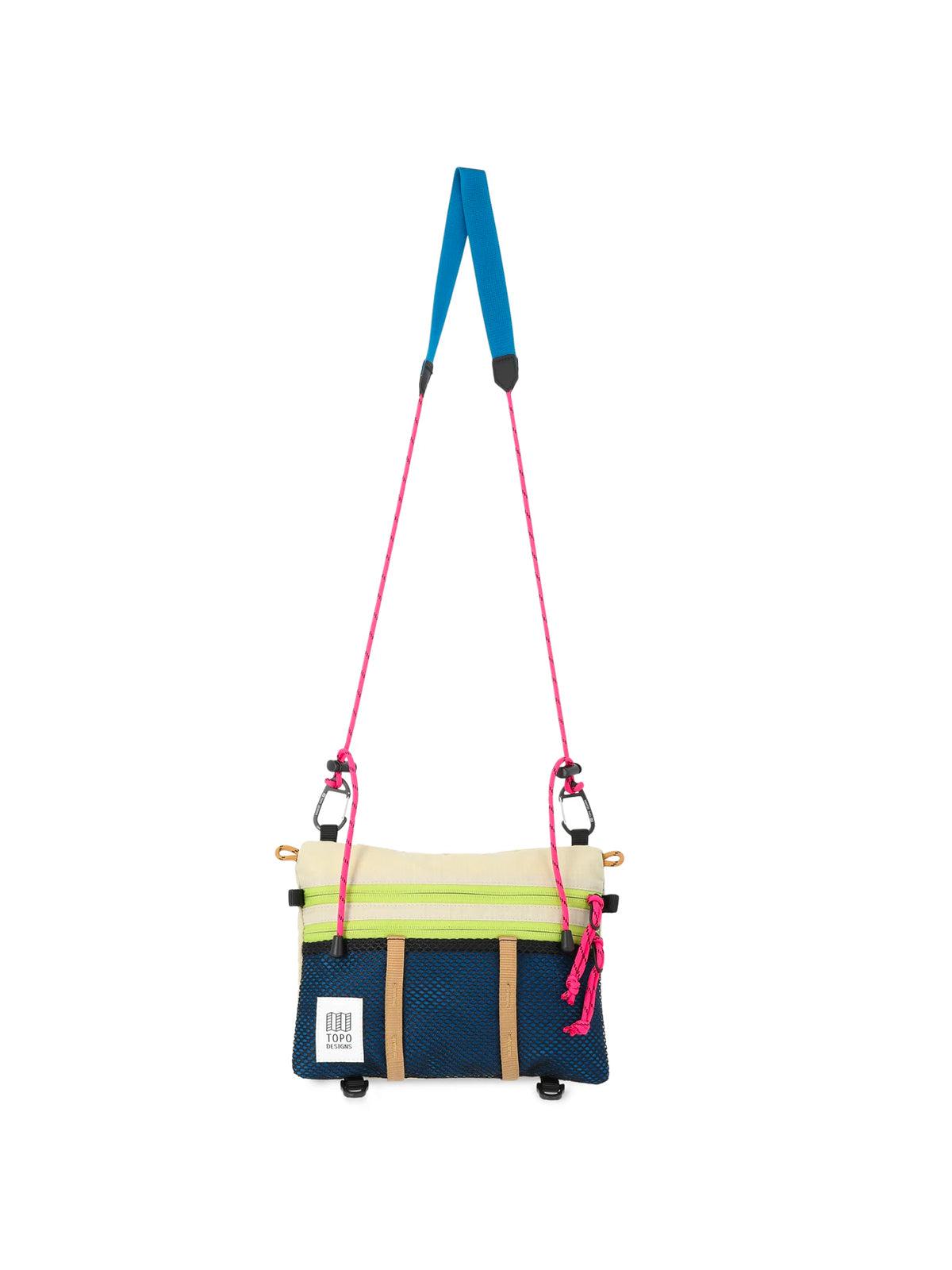 Topo Designs Mountain Accessory Shoulder Bag Bone White Blue
