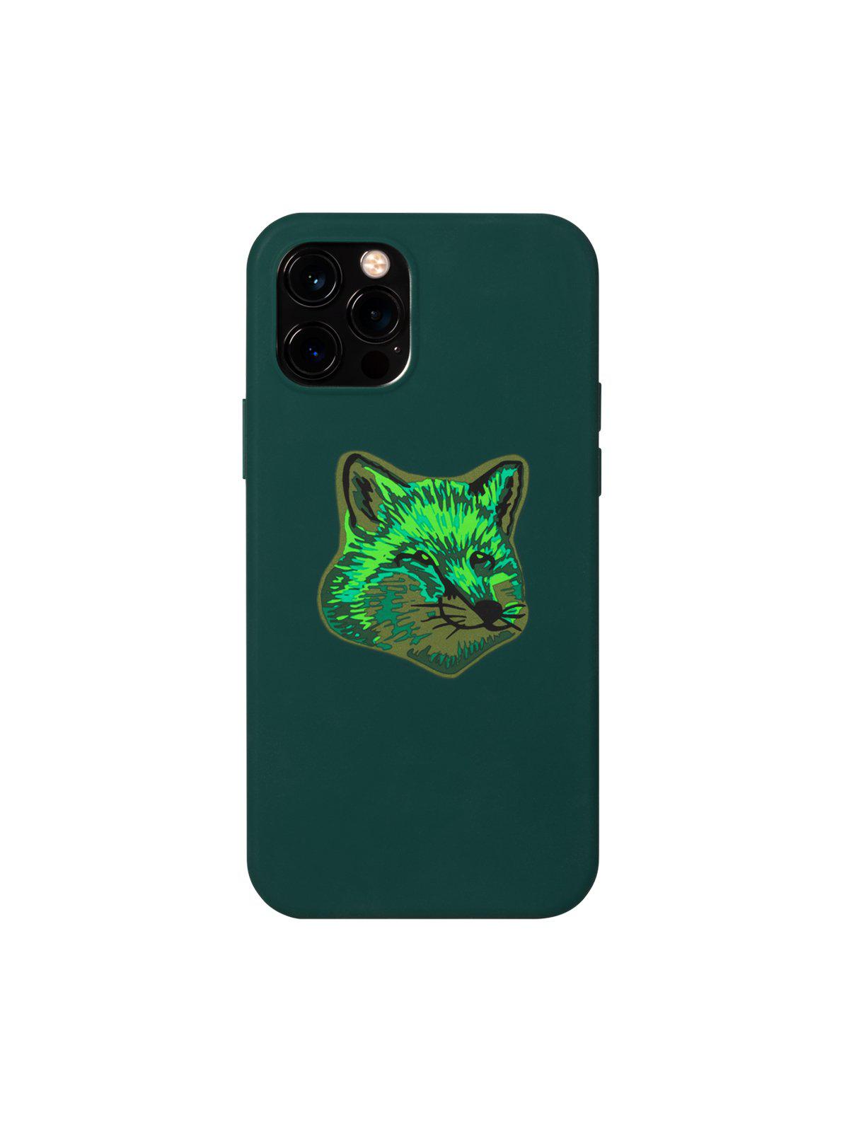 Native Union x Maison Kitsune Cool-Tone Fox Head Case for iPhone 12 / 12  Pro Green