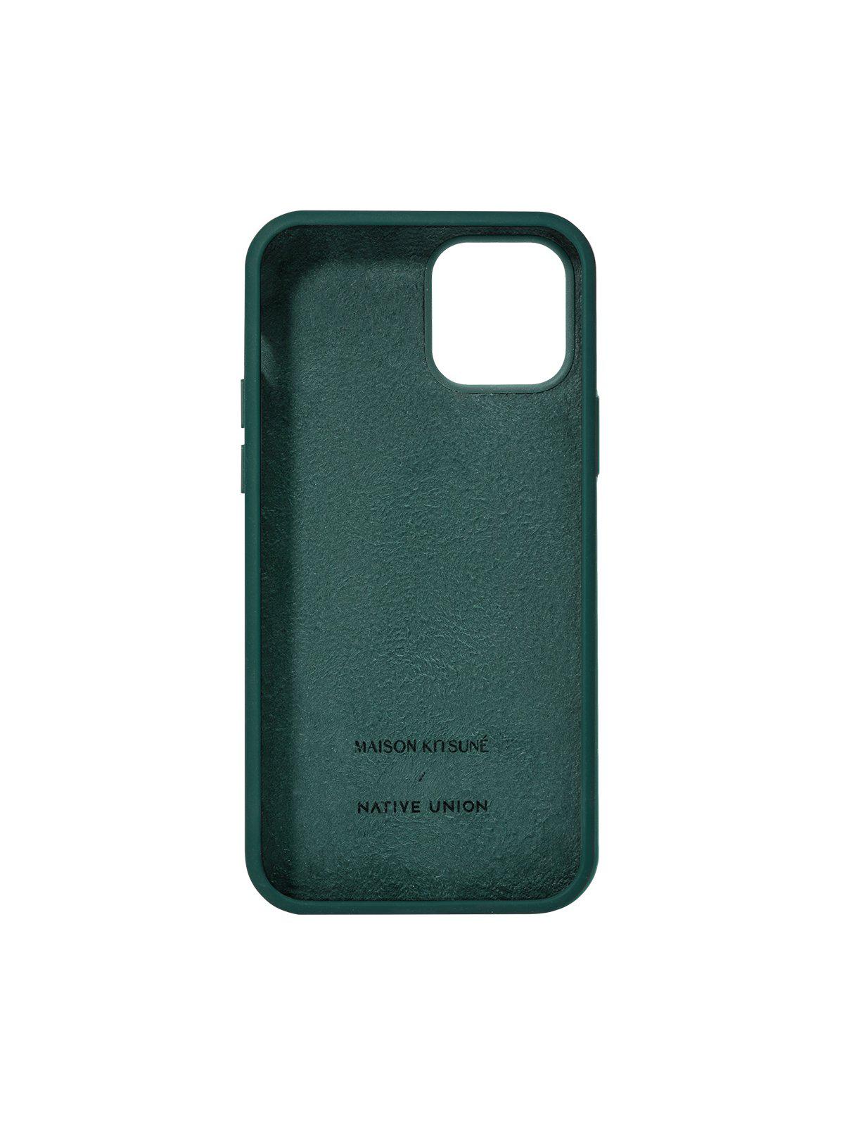 【新品】メゾンキツネGREEN FOX FOR iPhone12/12Pro Native Union x Maison Kitsune Cool-Tone Fox Head Case for