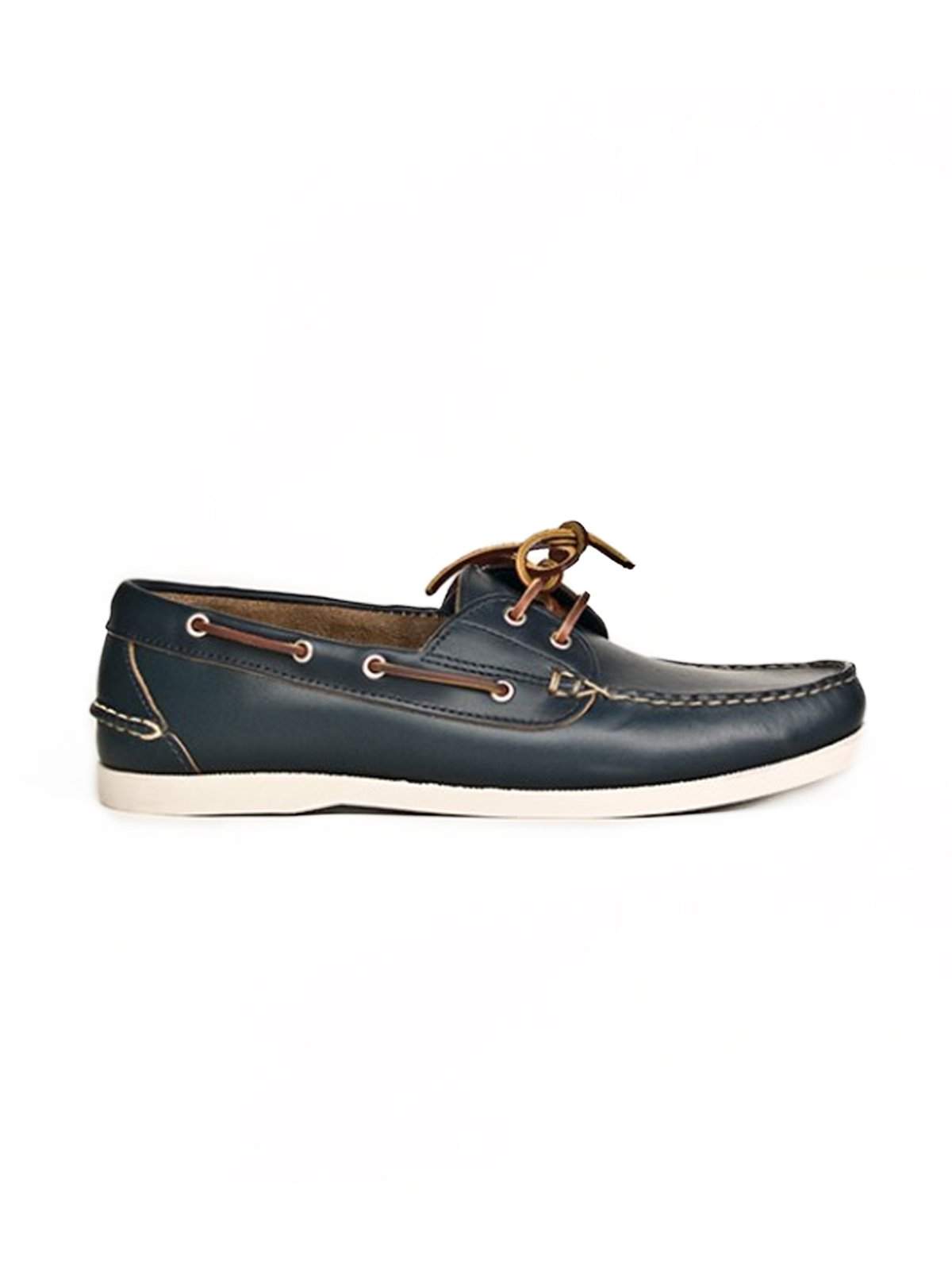 Oakstreet Bootmakers Navy Boat Shoe - MORE by Morello Indonesia