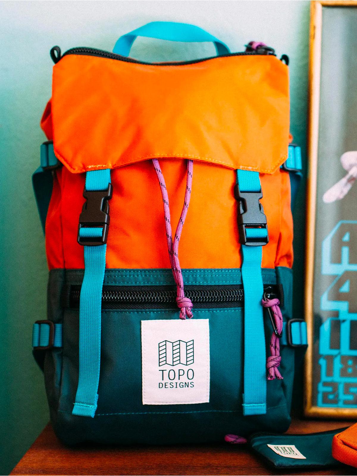 Topo Designs Rover Pack Mini Bone White Coral