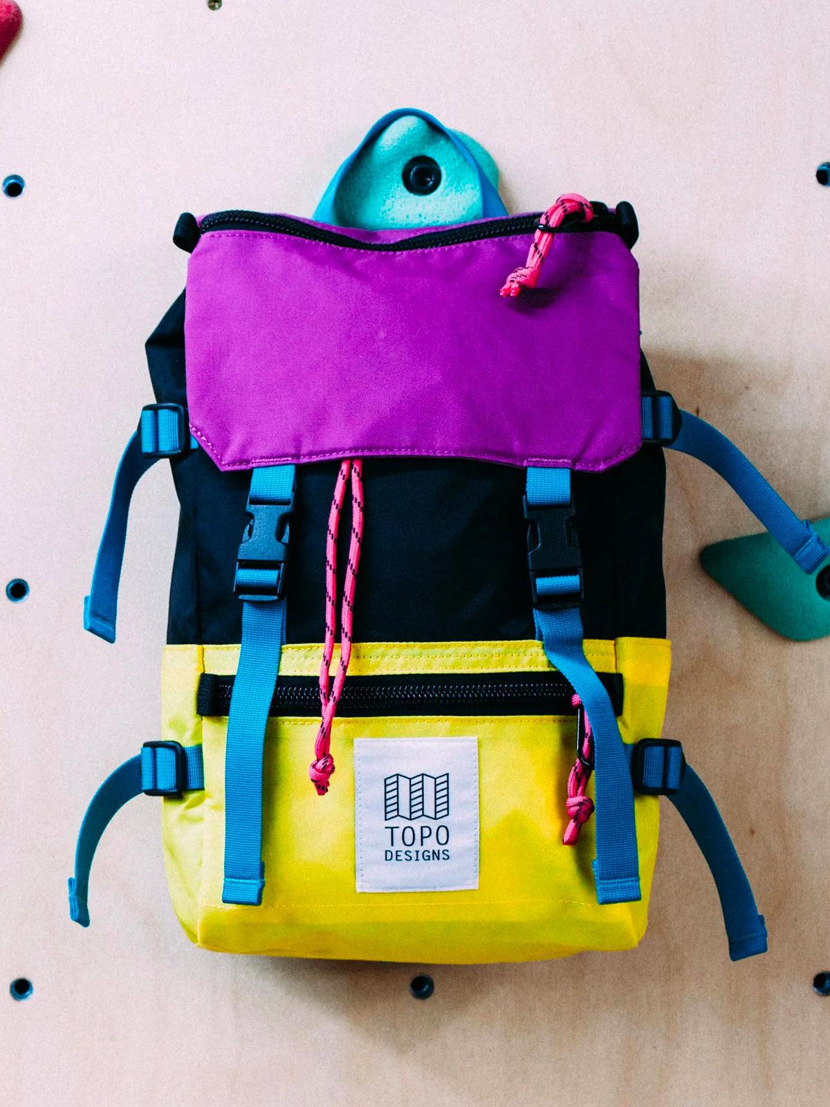 Topo Rover Mini Topo Designs Rover Pack Mini Bright Yellow Black - MORE by Morello ...