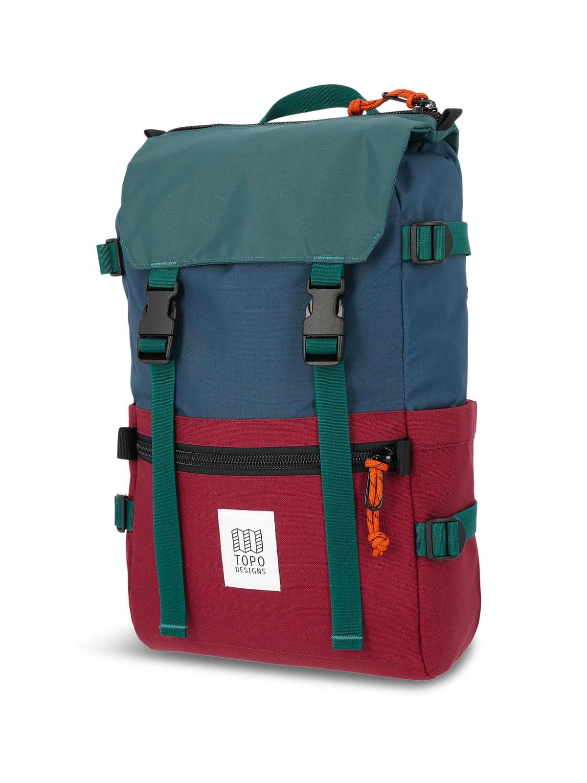 Topo Designs Rover Pack Zinfandel Botanic Green