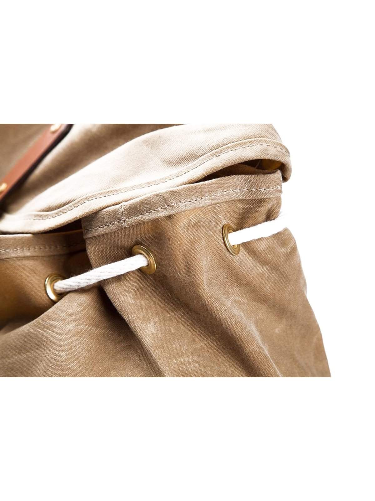 Tanner Goods Voyager Daypack Waxed Field Tan - MORE by Morello Indonesia