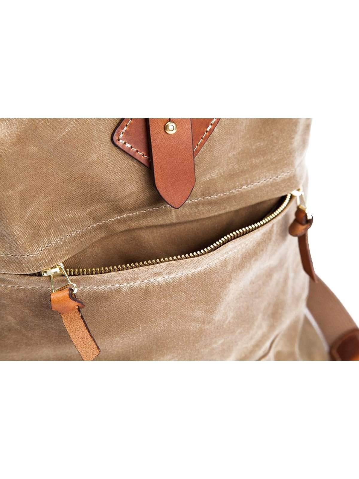 Tanner Goods Voyager Daypack Waxed Field Tan - MORE by Morello Indonesia