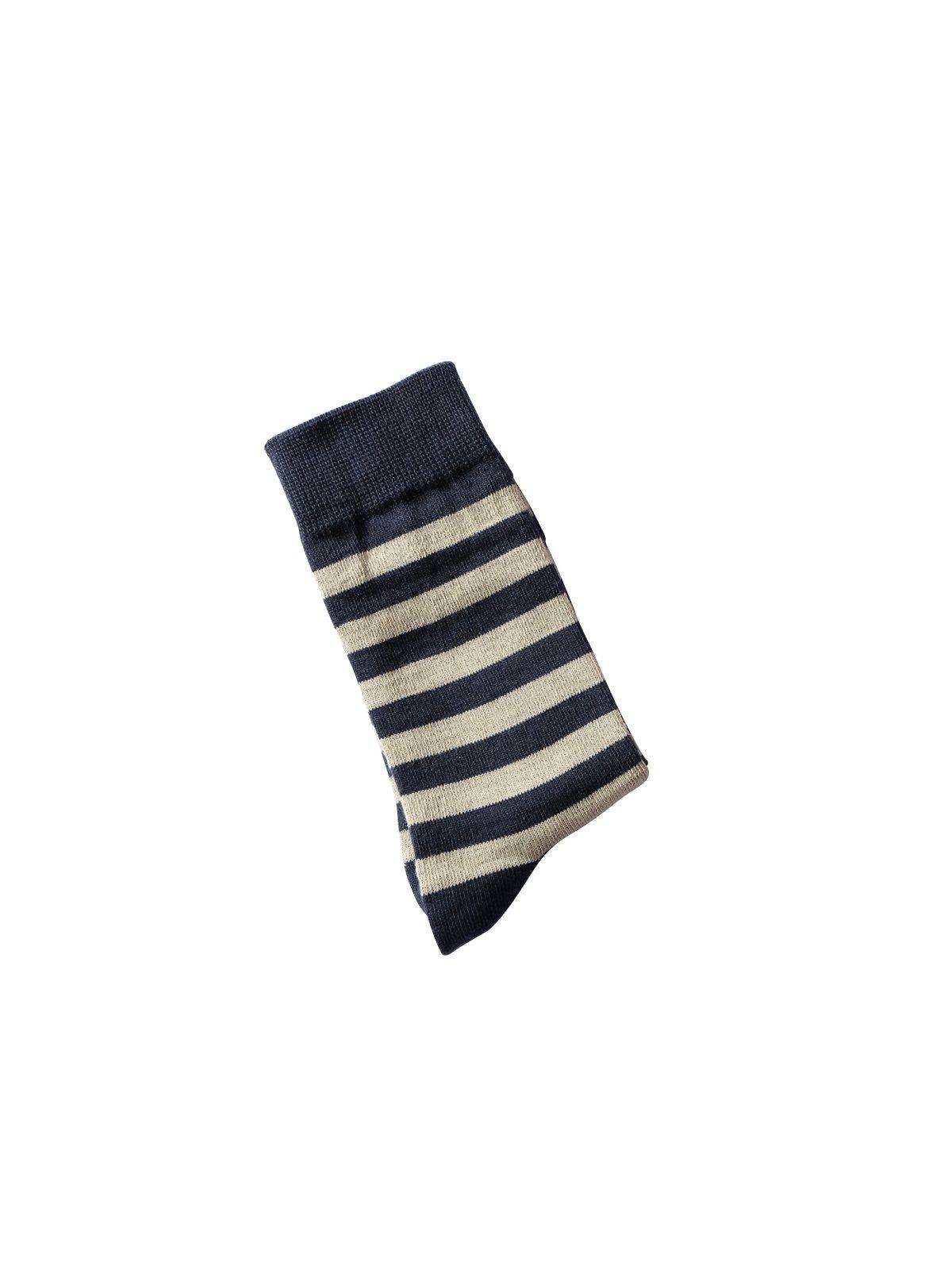 Sinau Socks Kalih Navy Maroon - MORE by Morello Indonesia