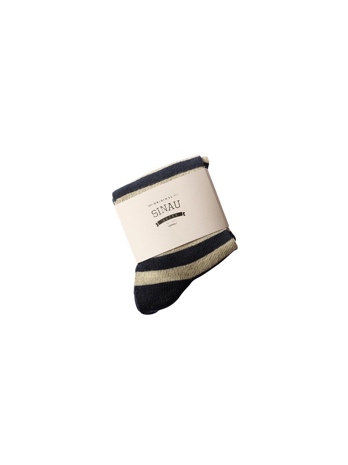 Sinau Socks Kalih Navy Maroon - MORE by Morello Indonesia