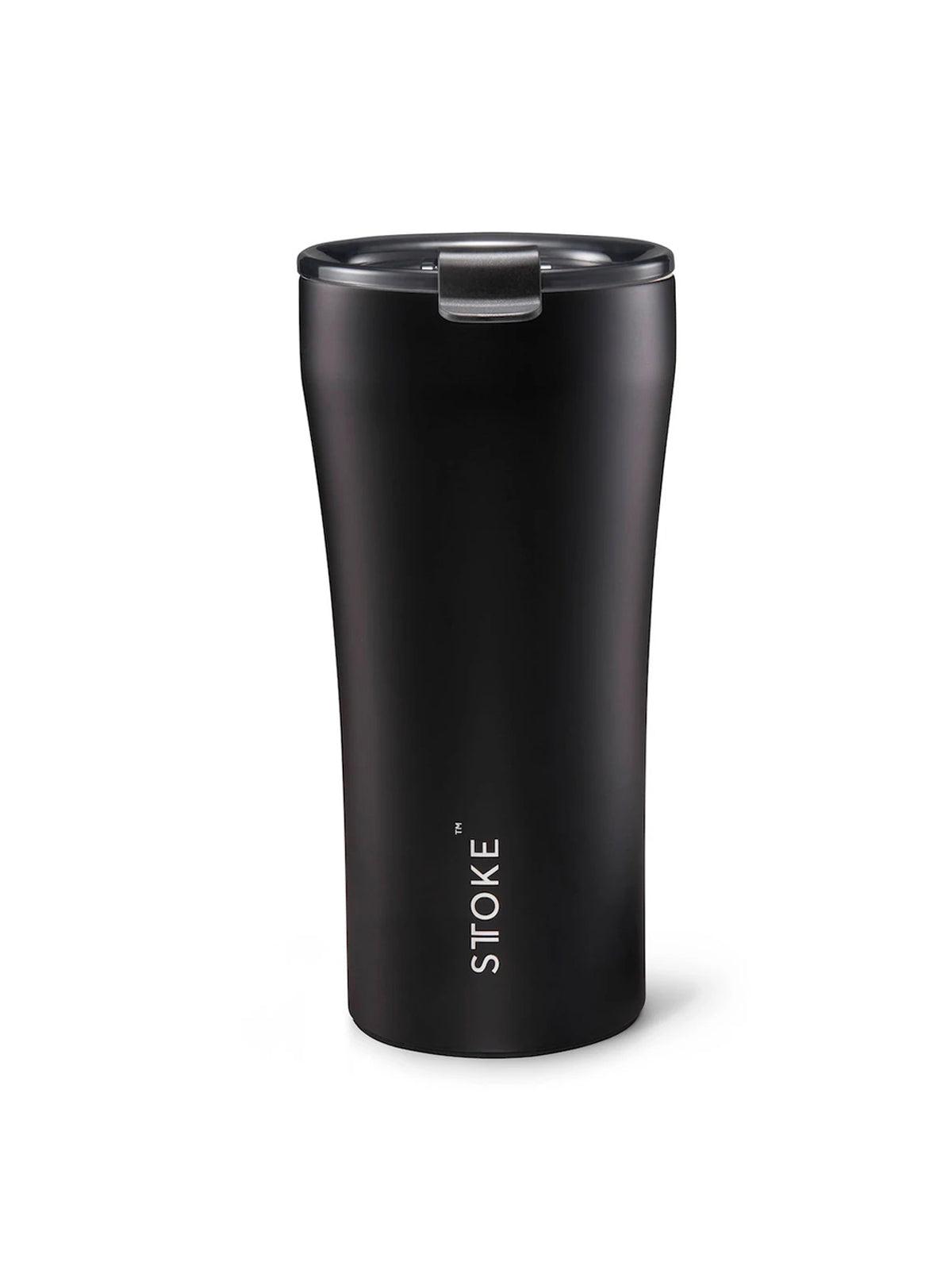Sttoke Classic Leakproof Insulated Ceramic Cup 16oz Luxe Black