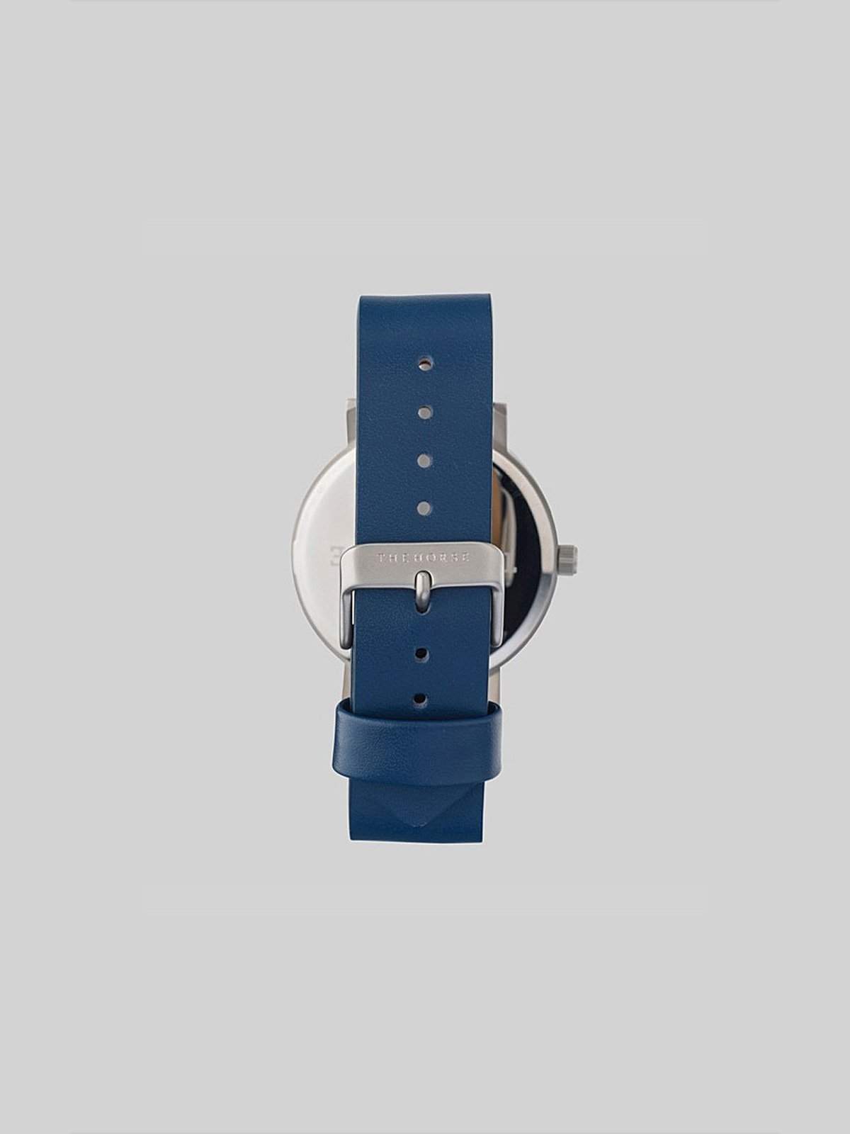 The Horse Brushed Silver / Navy Watch - MORE by Morello Indonesia