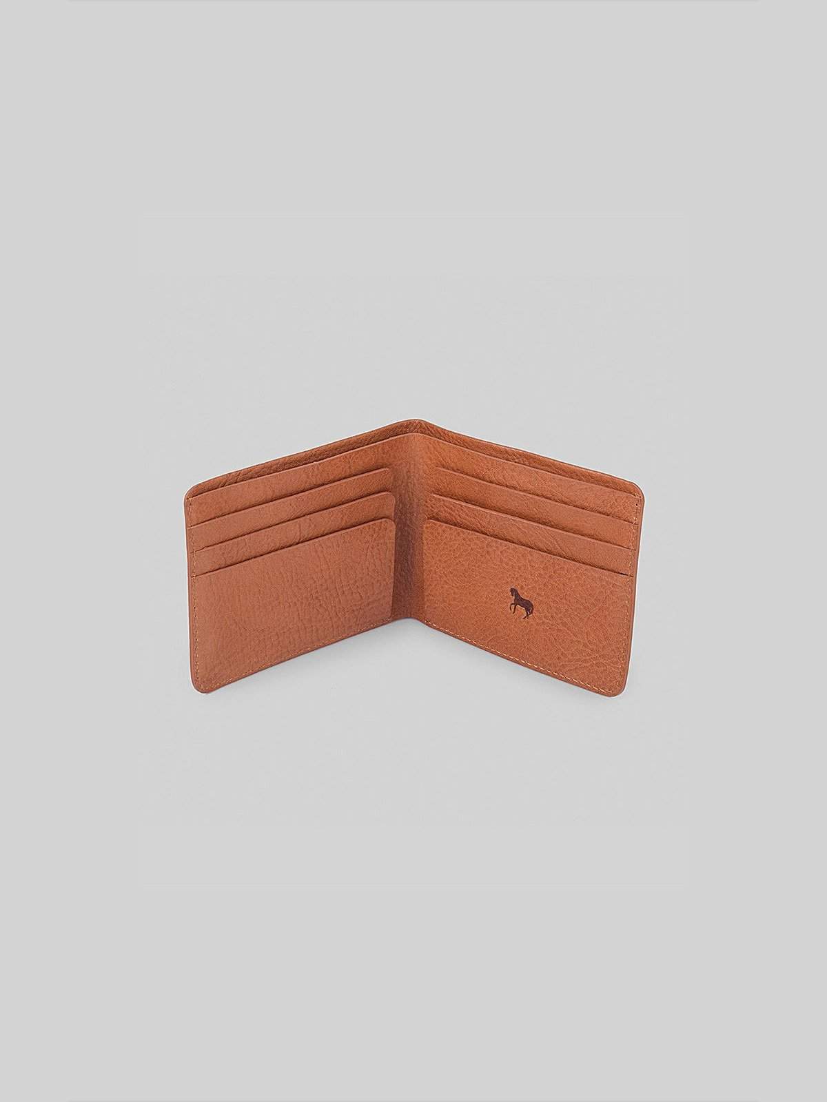 The Horse Men's Wallet in Tan Leather - MORE by Morello Indonesia