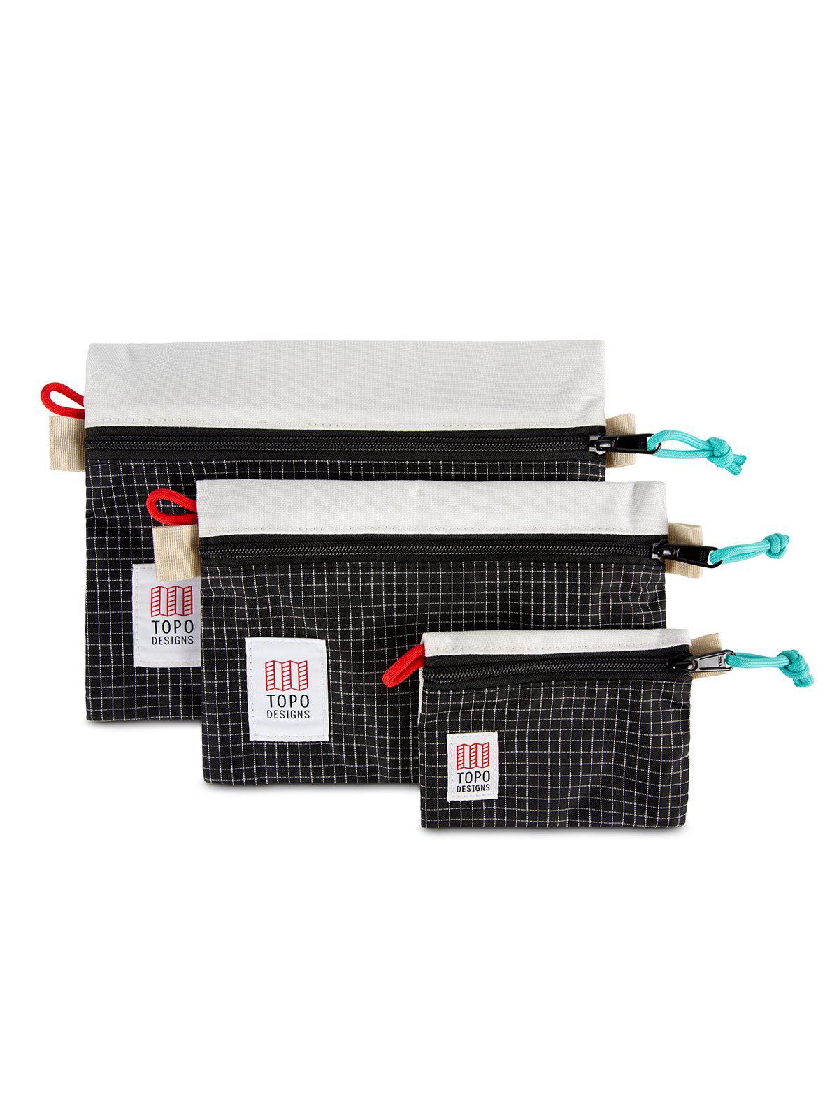 Topo Designs Accessory Bags Natural Black Ripstop