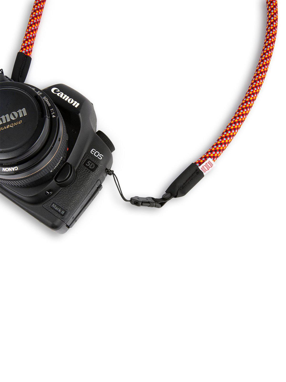 Topo Designs Camera Strap Black White