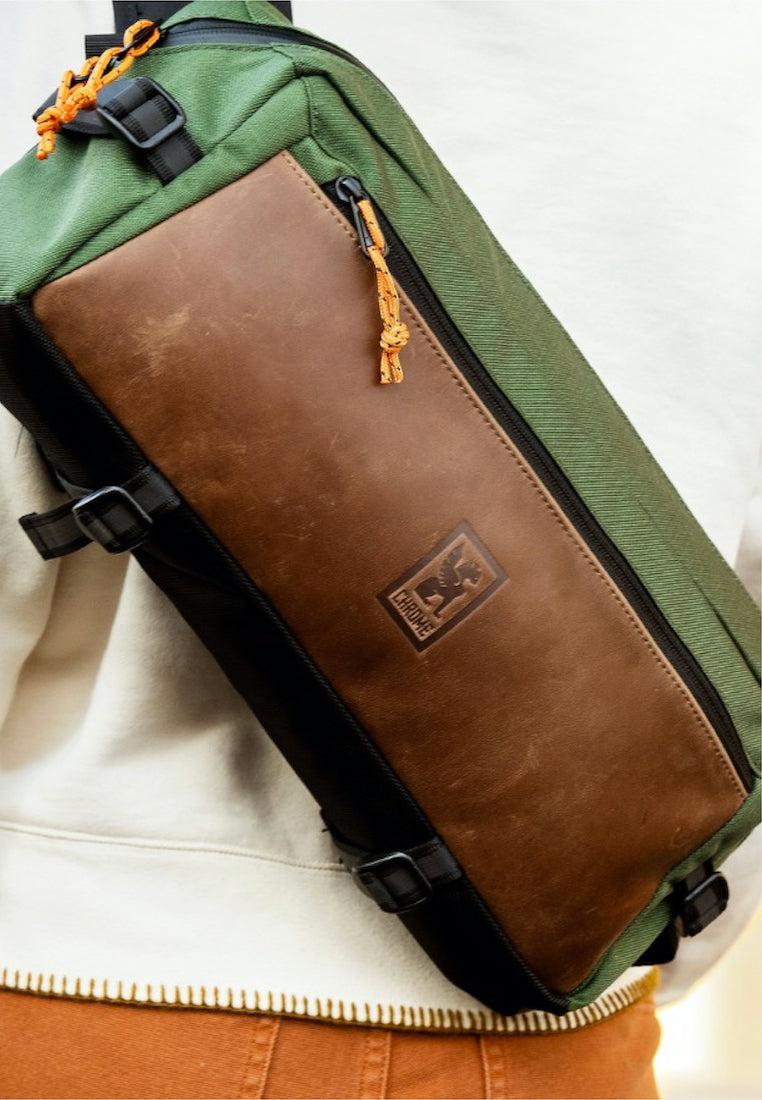 Chrome Industries Mini Kadet Sling Leather Green