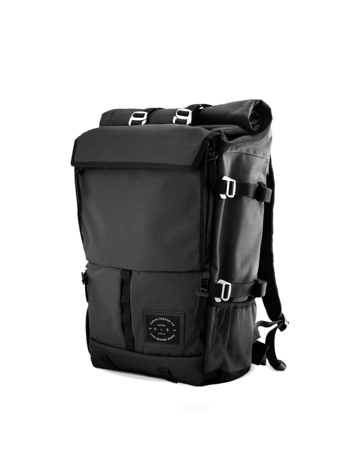 Life Behind Bars The Peloton Rolltop Backpack 30-42L Asphalt - MORE by Morello Indonesia
