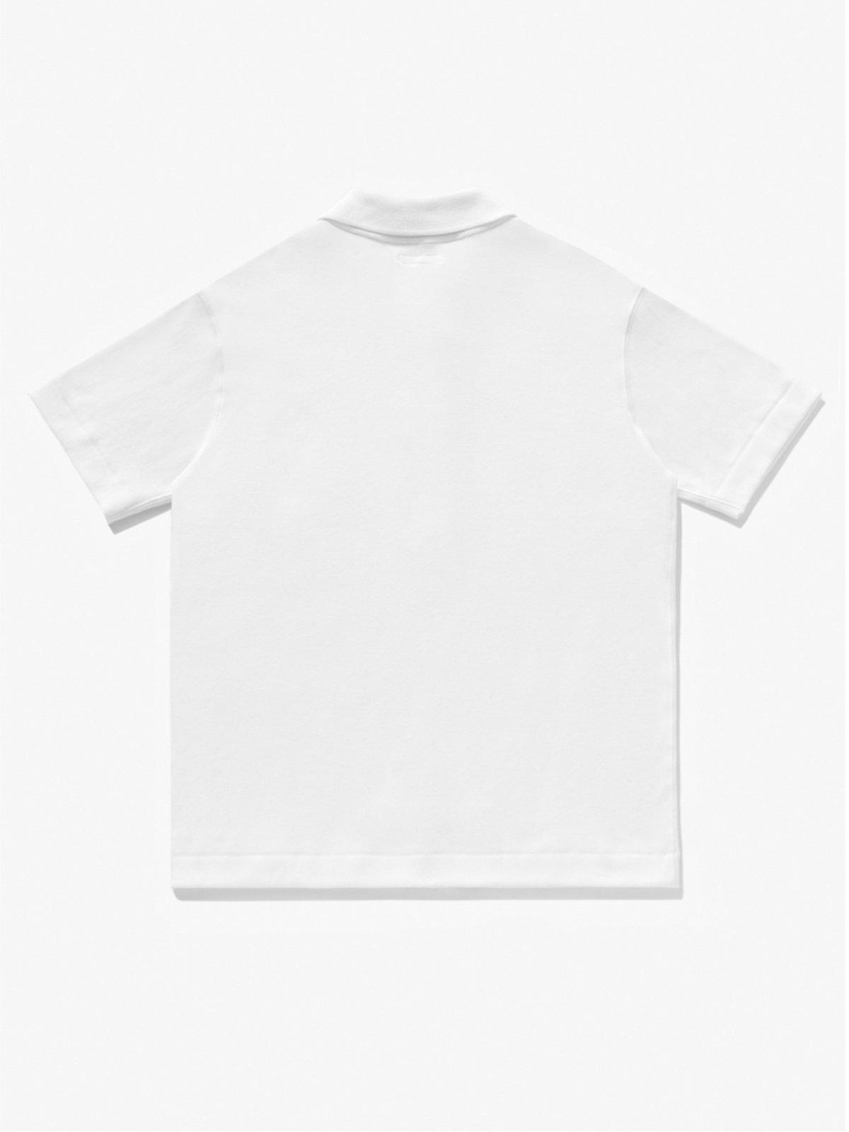 Lady White Co. Placket Polo White - MORE by Morello Indonesia