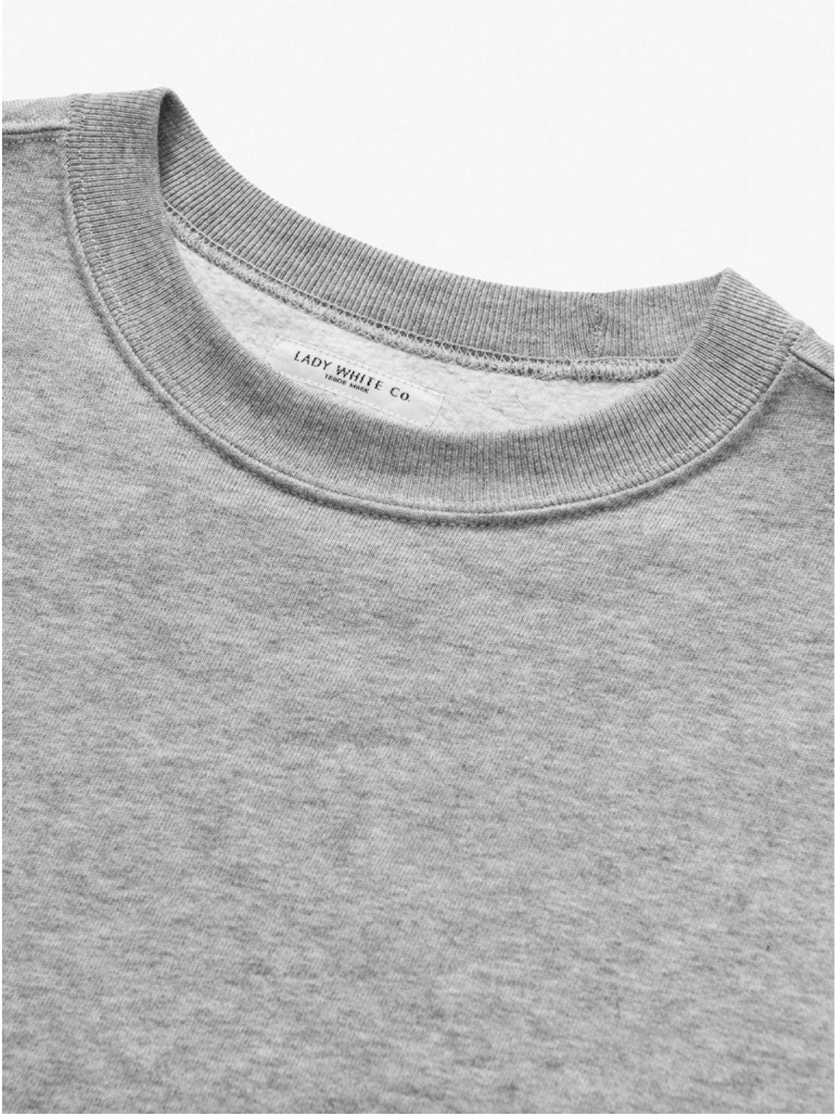 Lady White Co. Sport Crewneck Heather Grey - MORE by Morello Indonesia