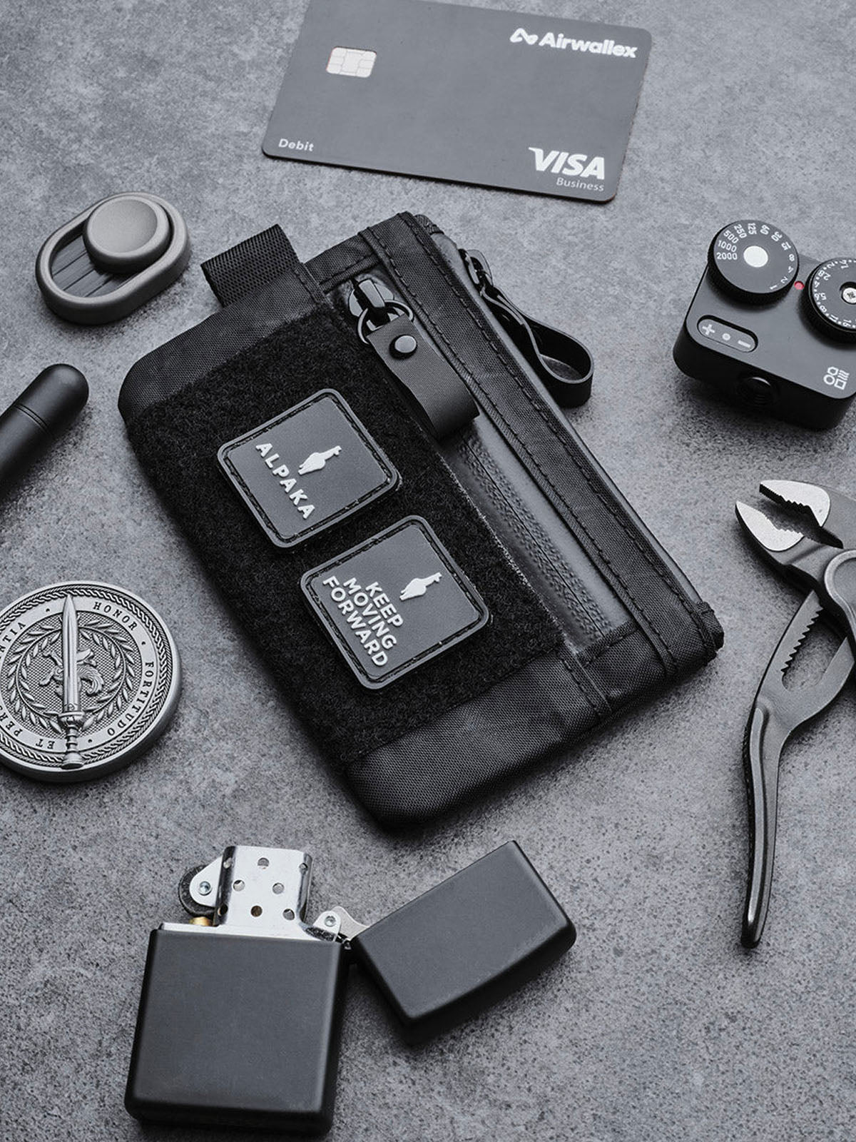 Alpaka Hub Pouch Velcro Hook &amp; Loop