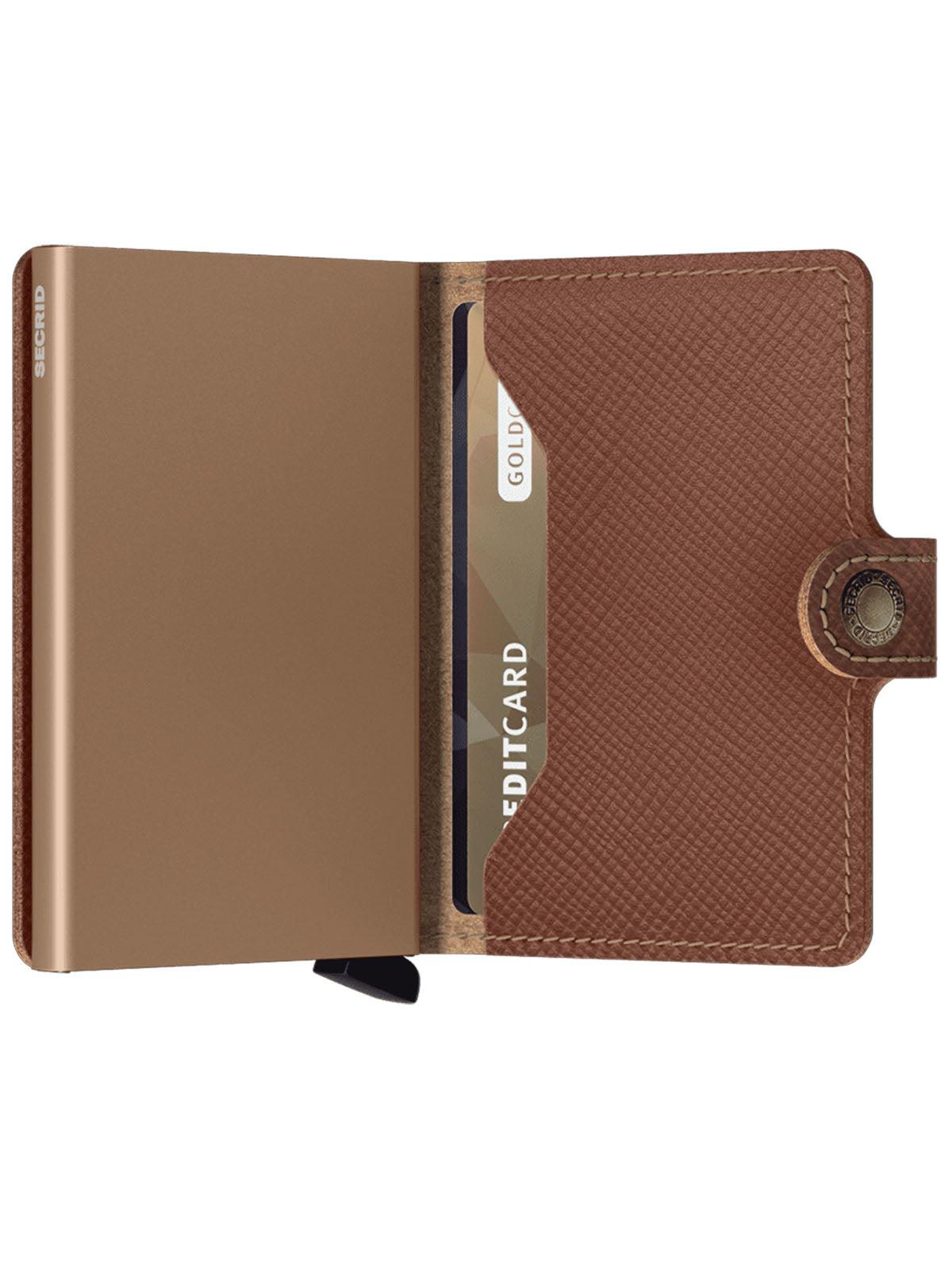 Secrid Miniwallet Saffiano Caramel
