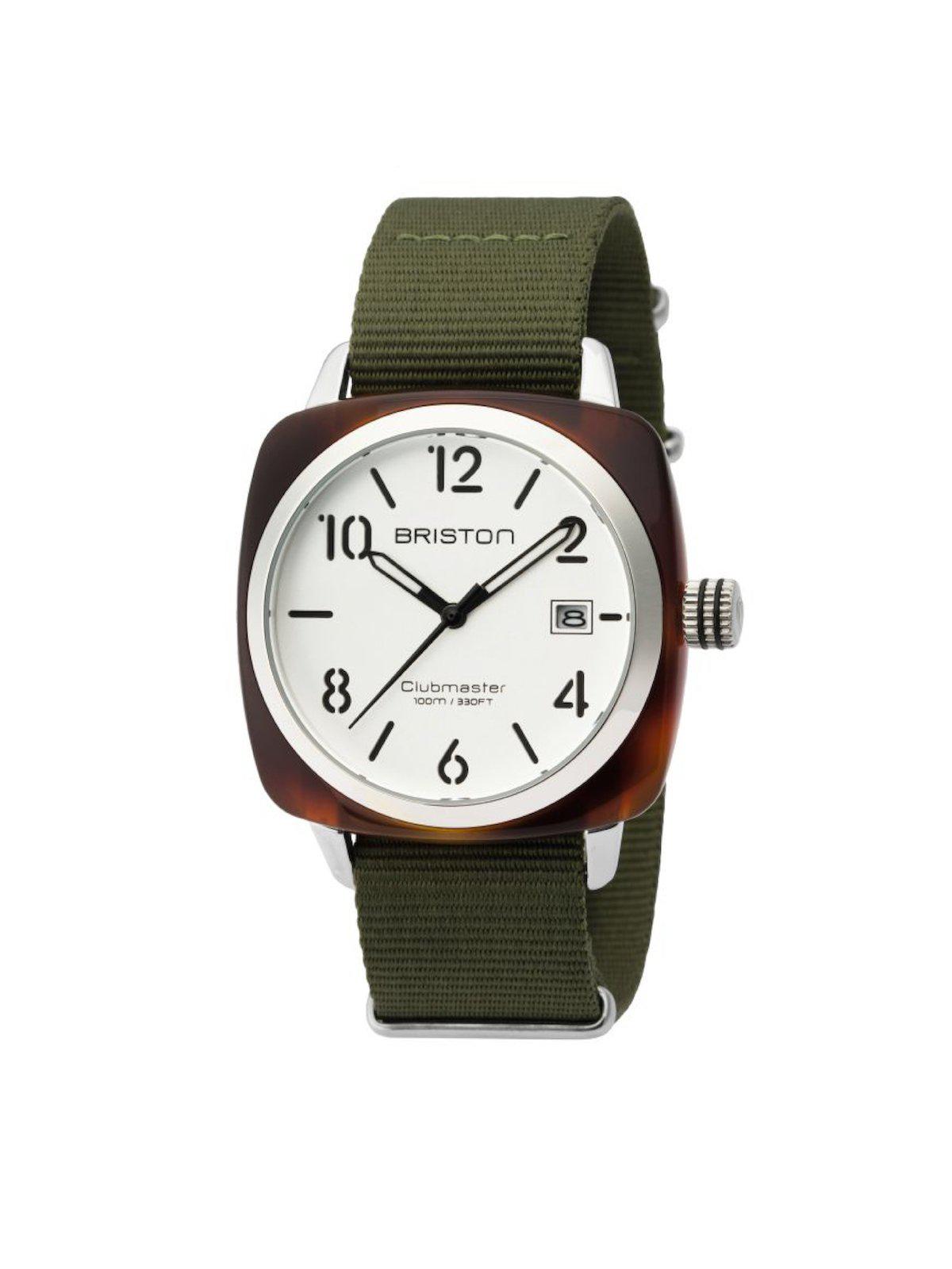 Briston Clubmaster Classic Acetate HMS Tortoise Shell White Dial 40mm - MORE by Morello Indonesia