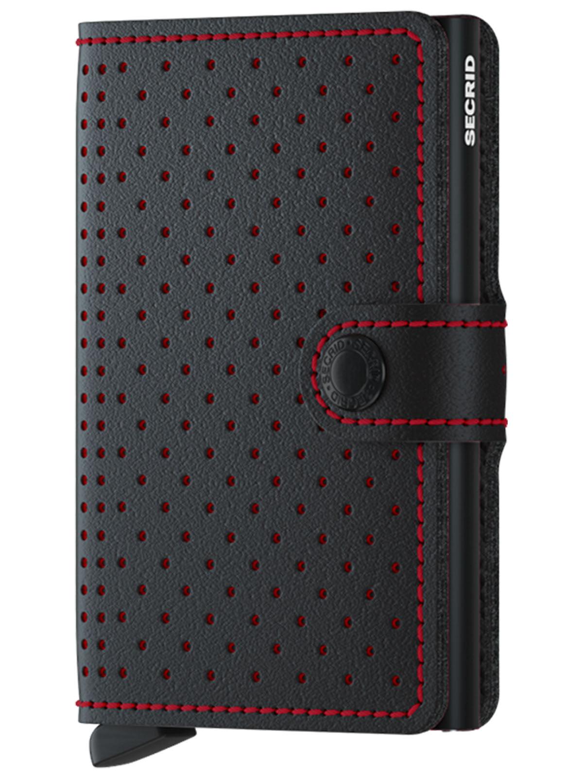 Secrid Miniwallet Perforated Black Red