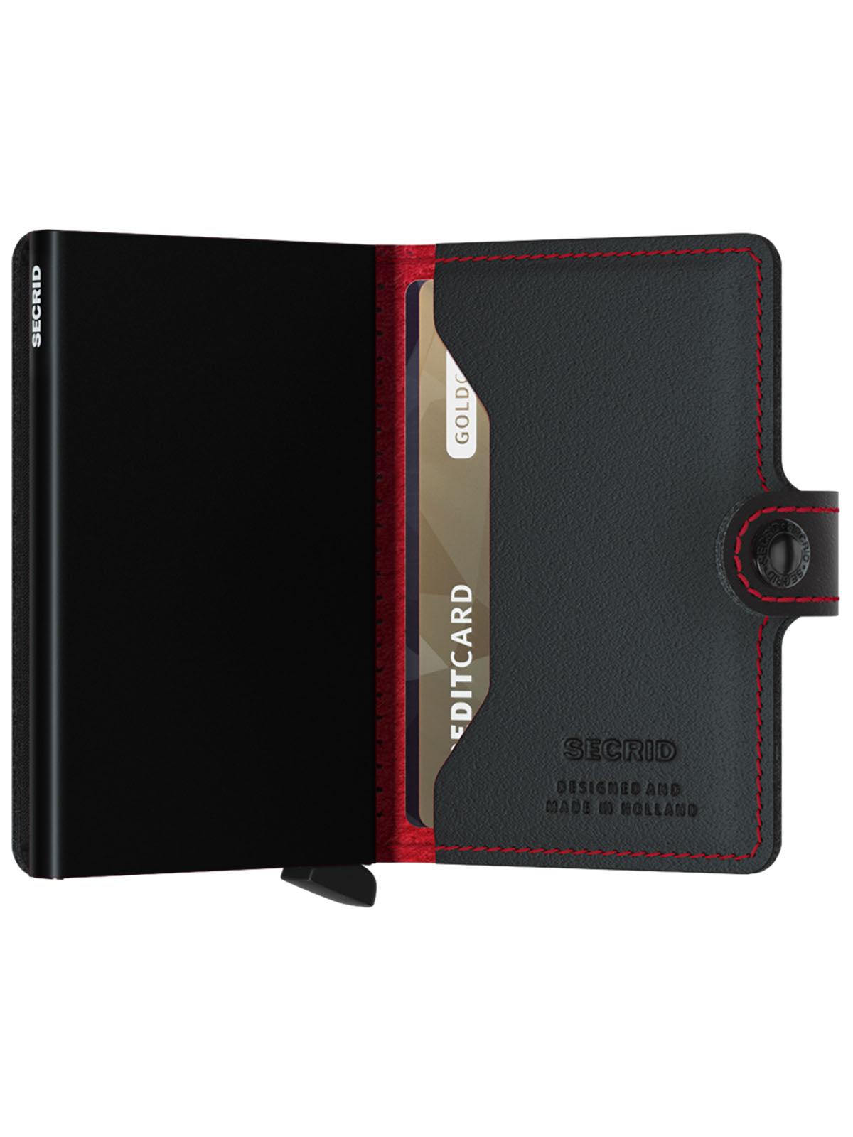 Secrid Miniwallet Perforated Black Red
