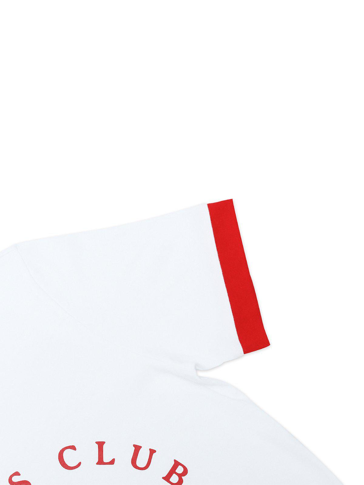 The Lindy&#39;s Club Lindance Ringer Tee White Red - MORE by Morello Indonesia