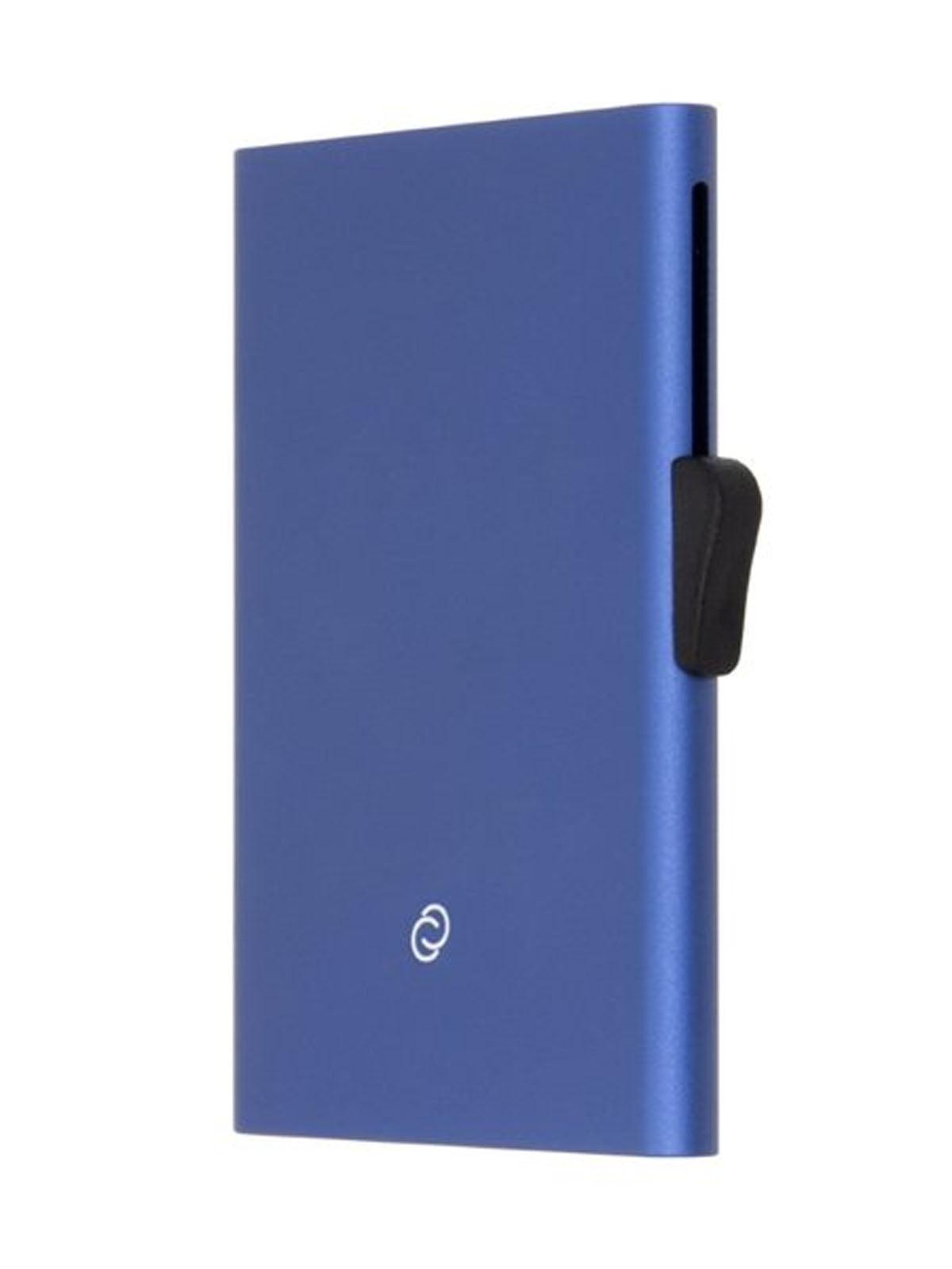 C-Secure Aluminium RFID Cardholder Indigo Blue