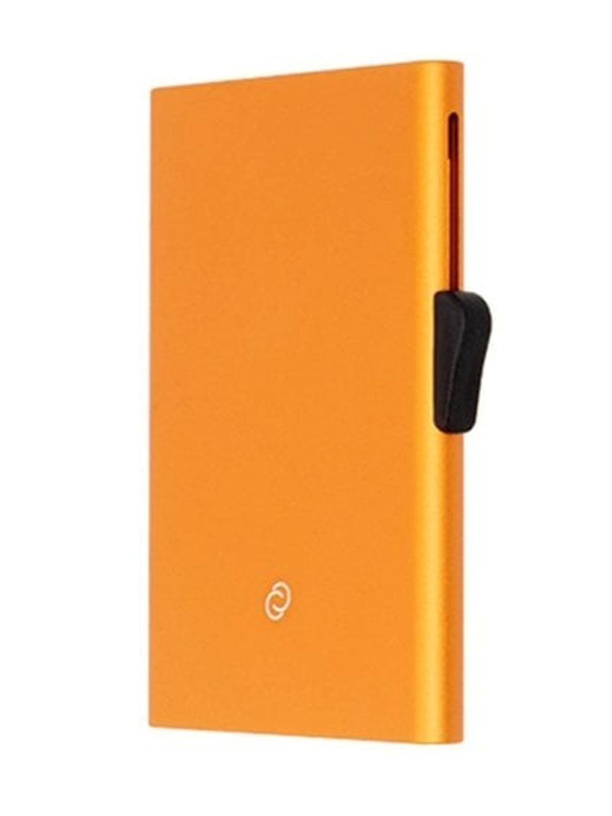 C-Secure Aluminium RFID Cardholder Orange