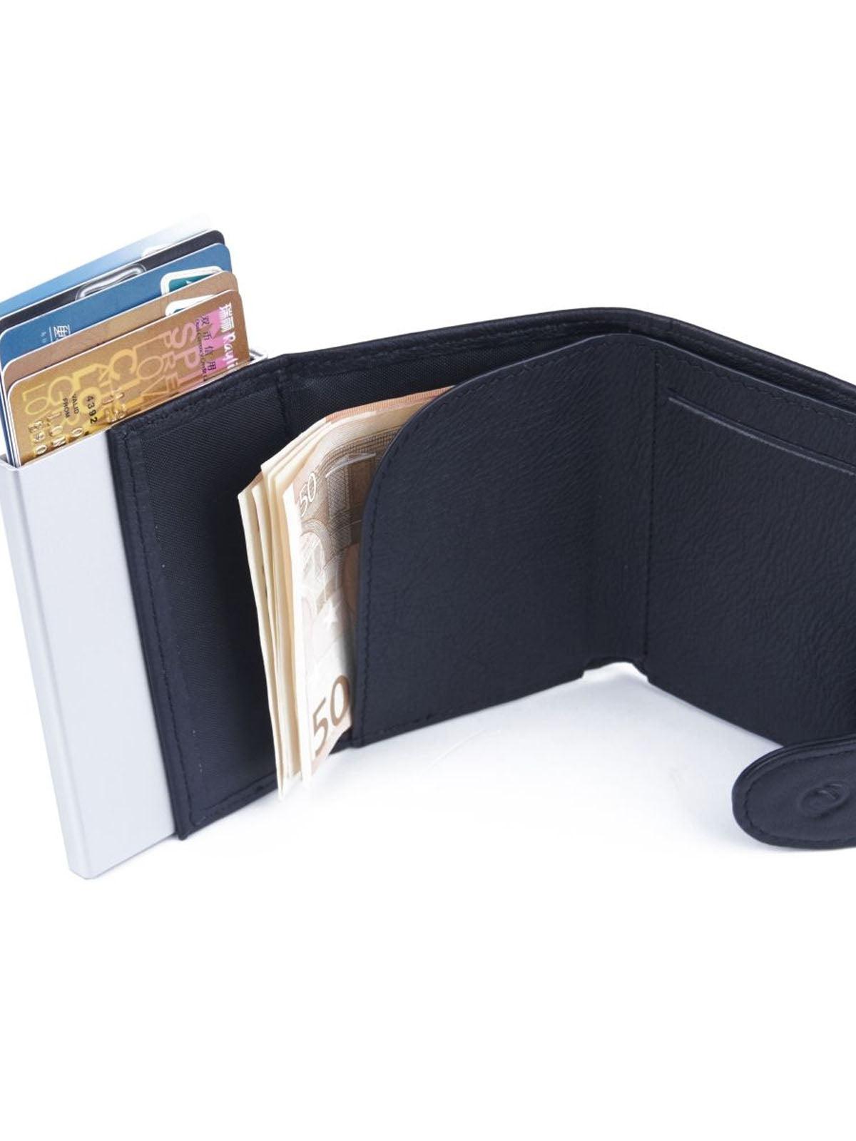 C-Secure Italian Leather RFID Wallet Blue