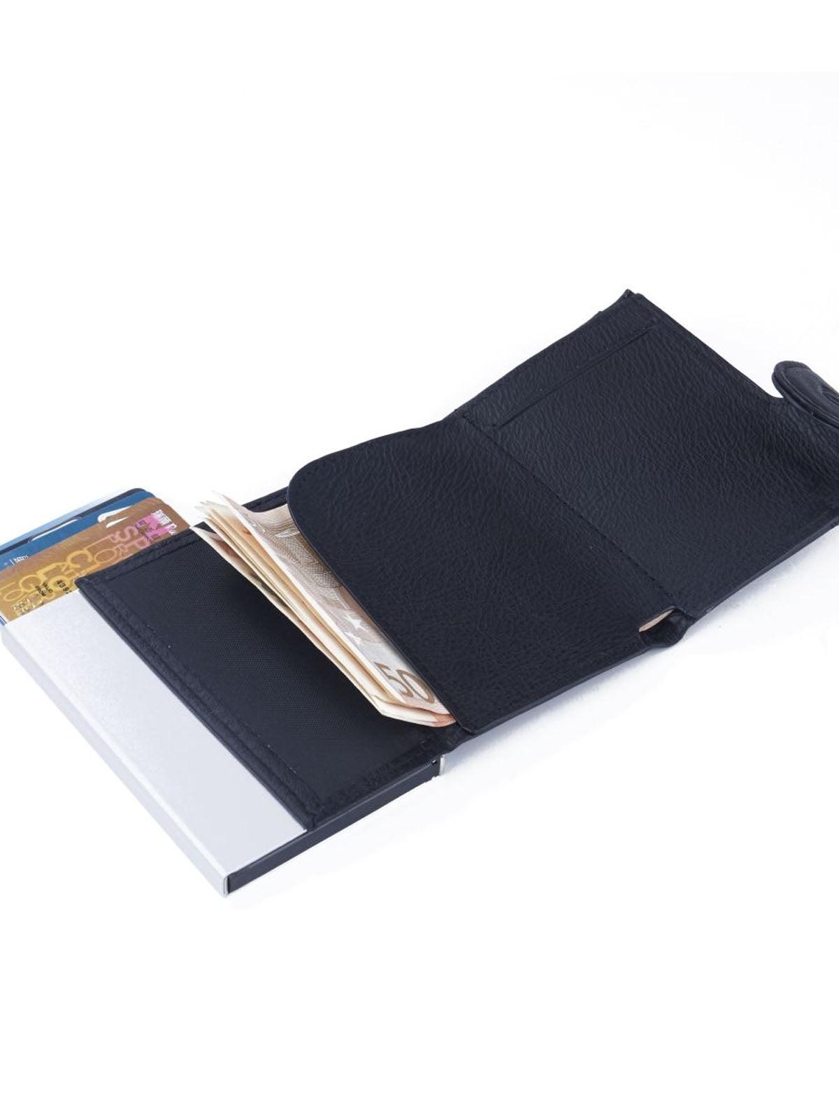 C-Secure Italian Leather RFID Wallet Blue