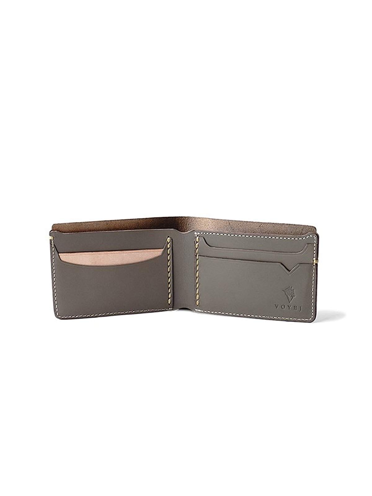 Voyej Caravel IV Grey Compact Wallet - MORE by Morello Indonesia