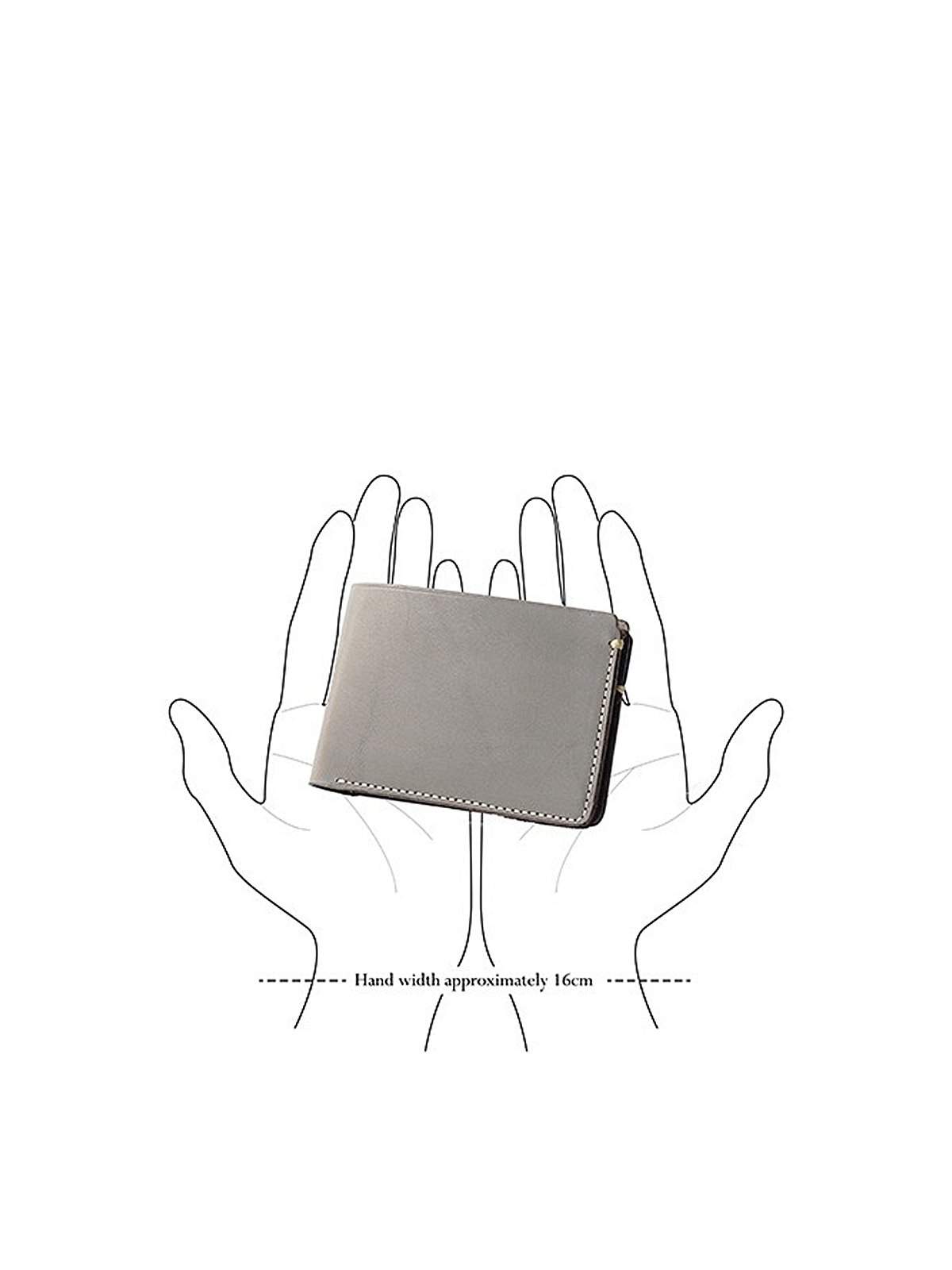 Voyej Caravel IV Grey Compact Wallet - MORE by Morello Indonesia