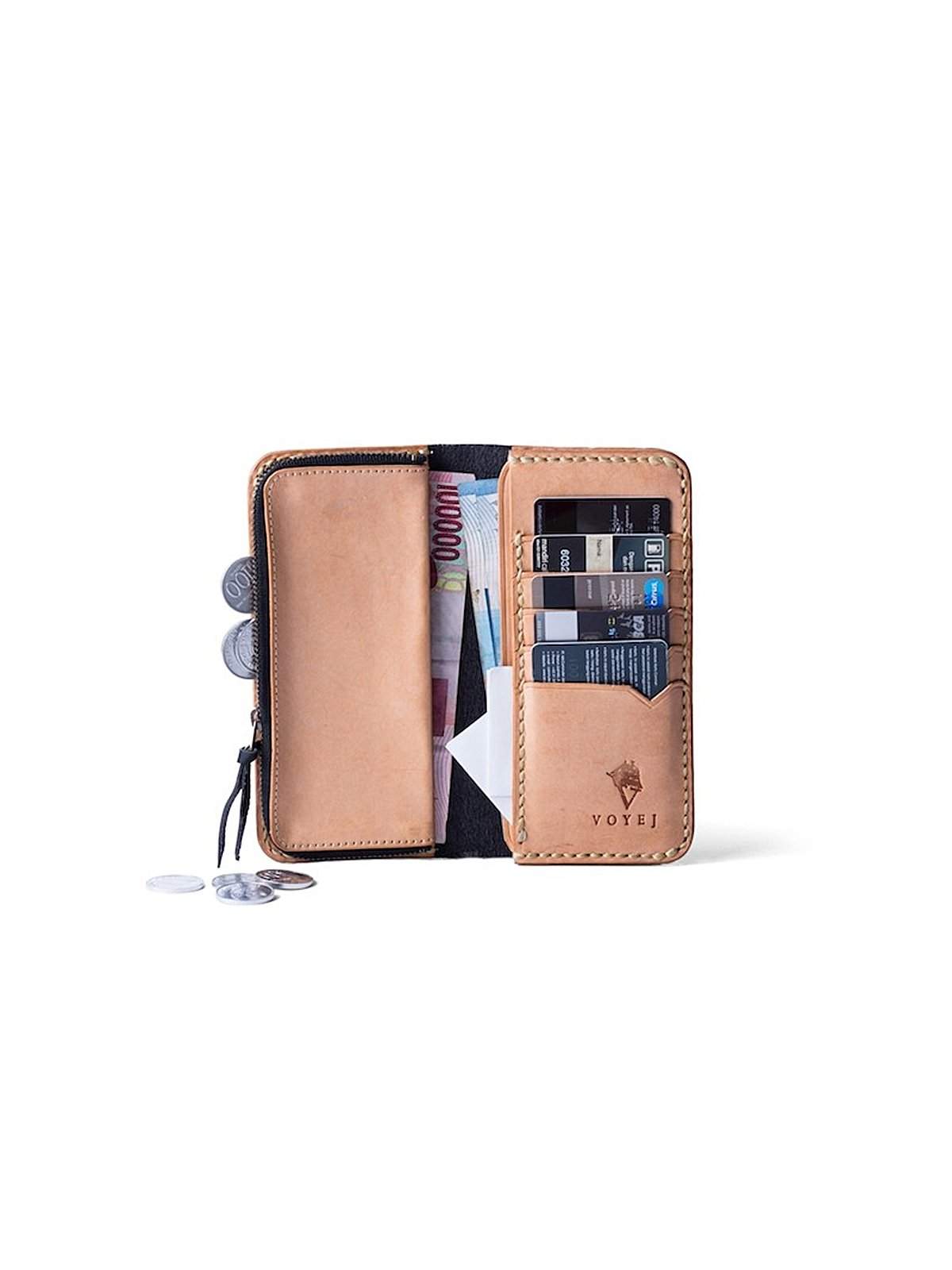 Voyej Rover III Black Medium Wallet - MORE by Morello Indonesia