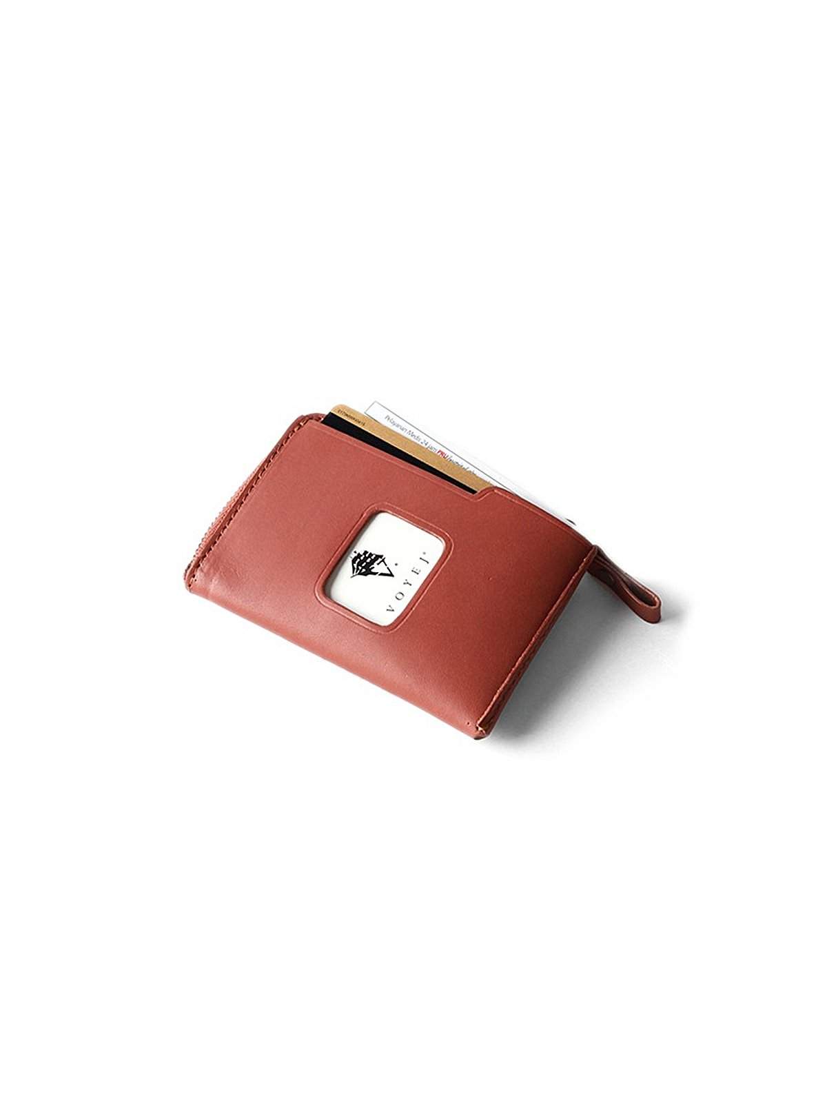 Voyej Vasa VI Light Brown Card Case - MORE by Morello Indonesia