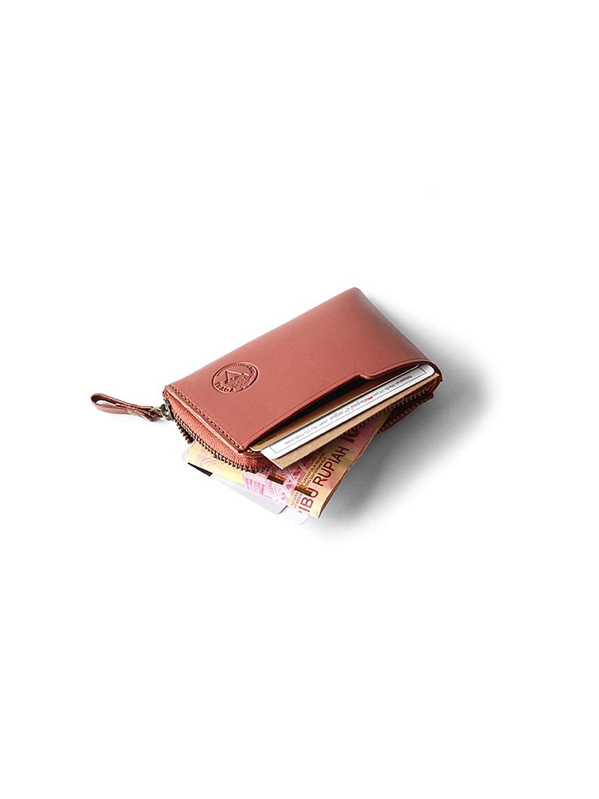 Voyej Vasa VI Light Brown Card Case - MORE by Morello Indonesia