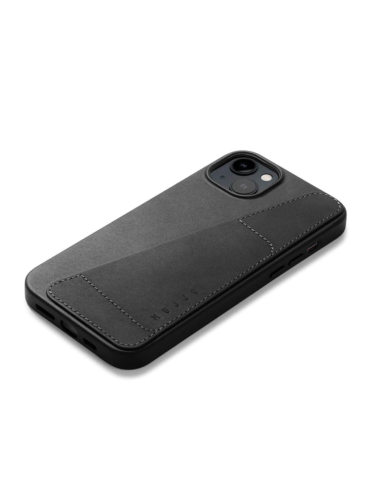 Mujjo Full Leather Wallet Case for iPhone 14 Plus