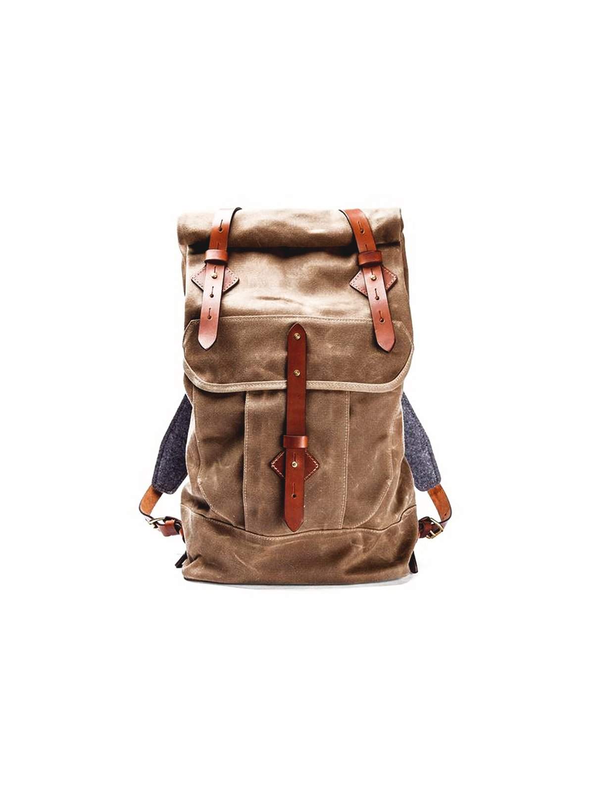 Tanner Goods Wilderness Rucksack Waxed Field Tan - MORE by Morello Indonesia